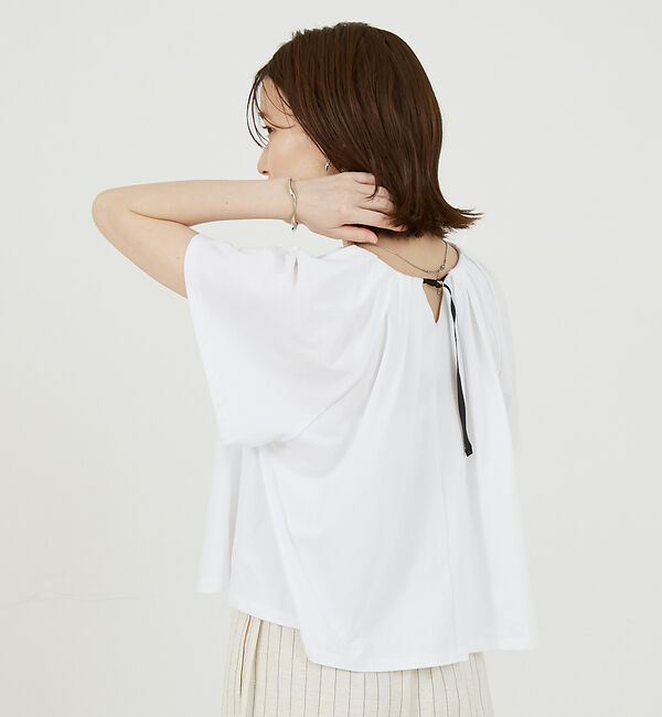 abahouse mavie「タックフレアーショートプルオーバー」|Tシャツ・カットソー|