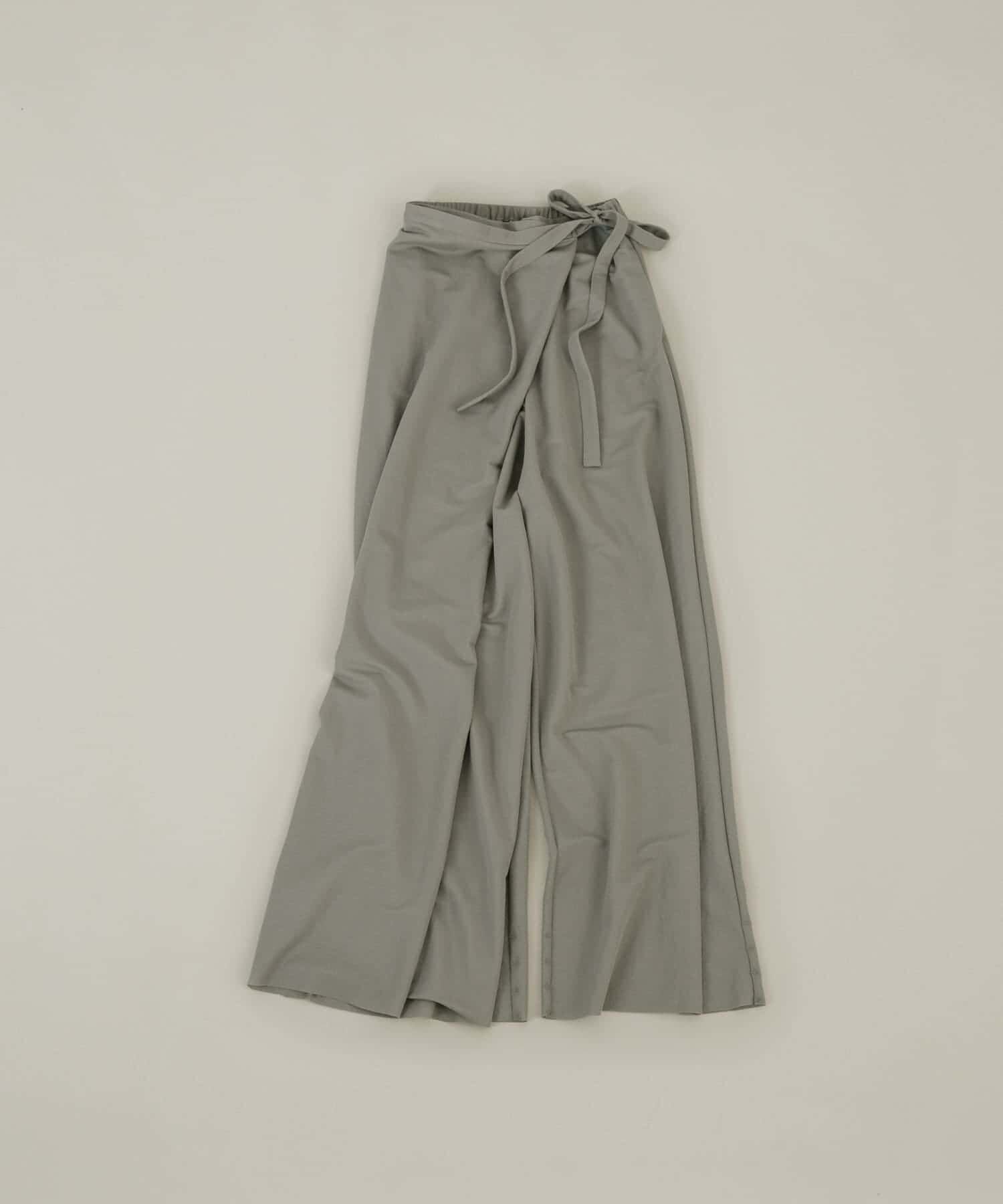 LAATO「wrap cut pants」|その他|グレー