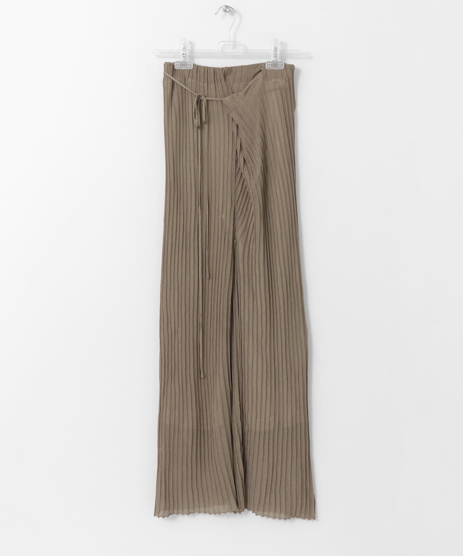 LAATO「WRAP KNIT RIB PANTS」|その他|