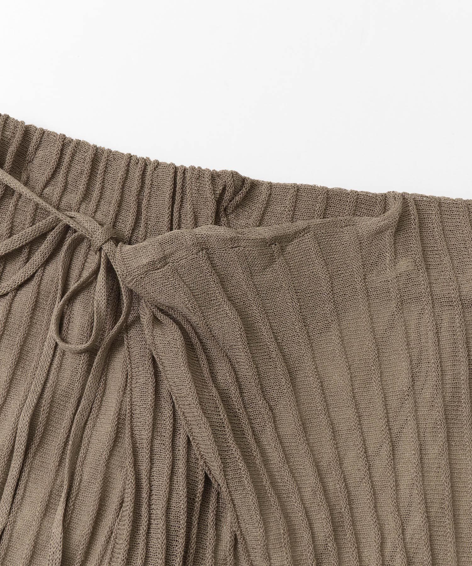 LAATO「WRAP KNIT RIB PANTS」|その他|