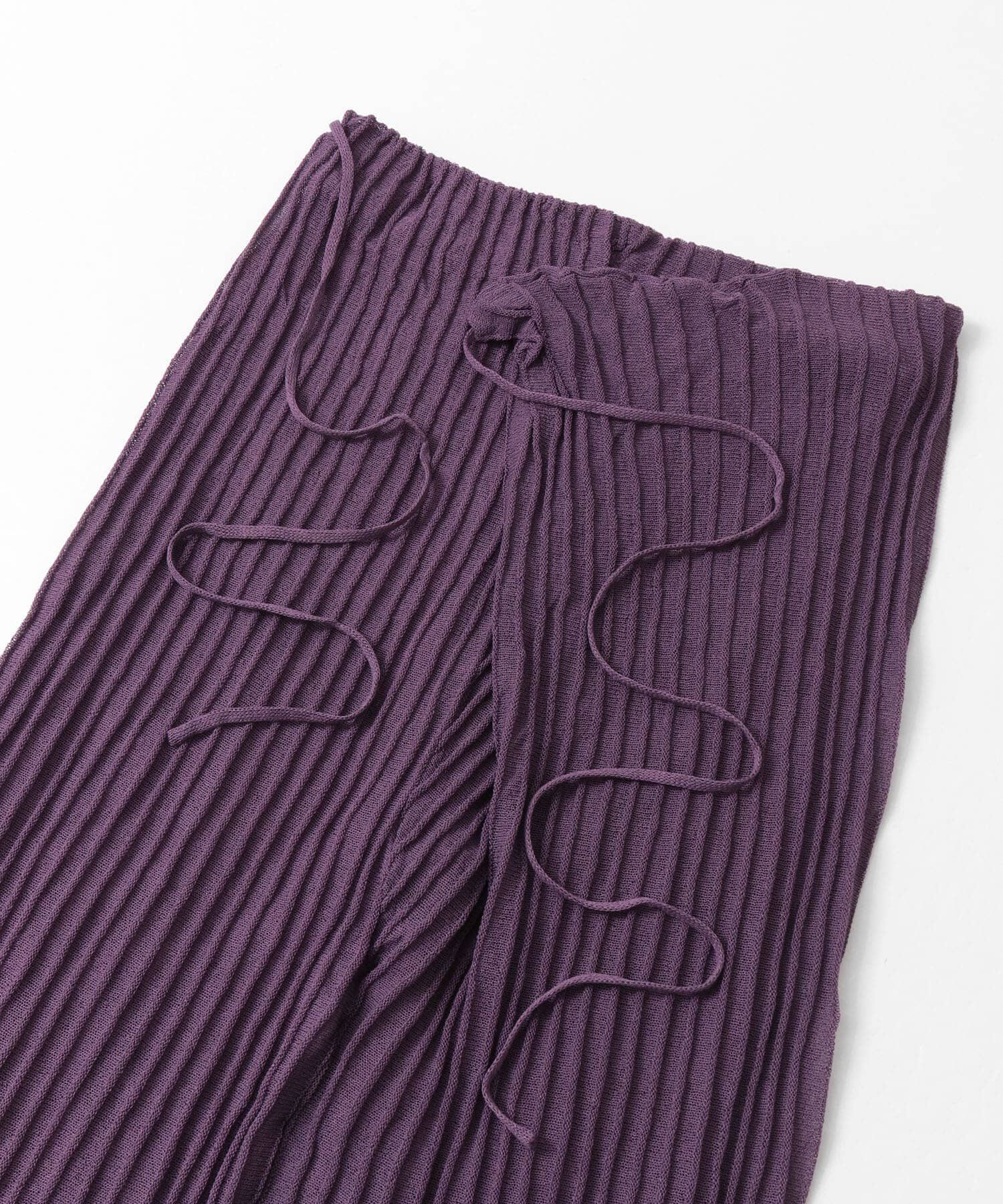 LAATO「WRAP KNIT RIB PANTS」|その他|