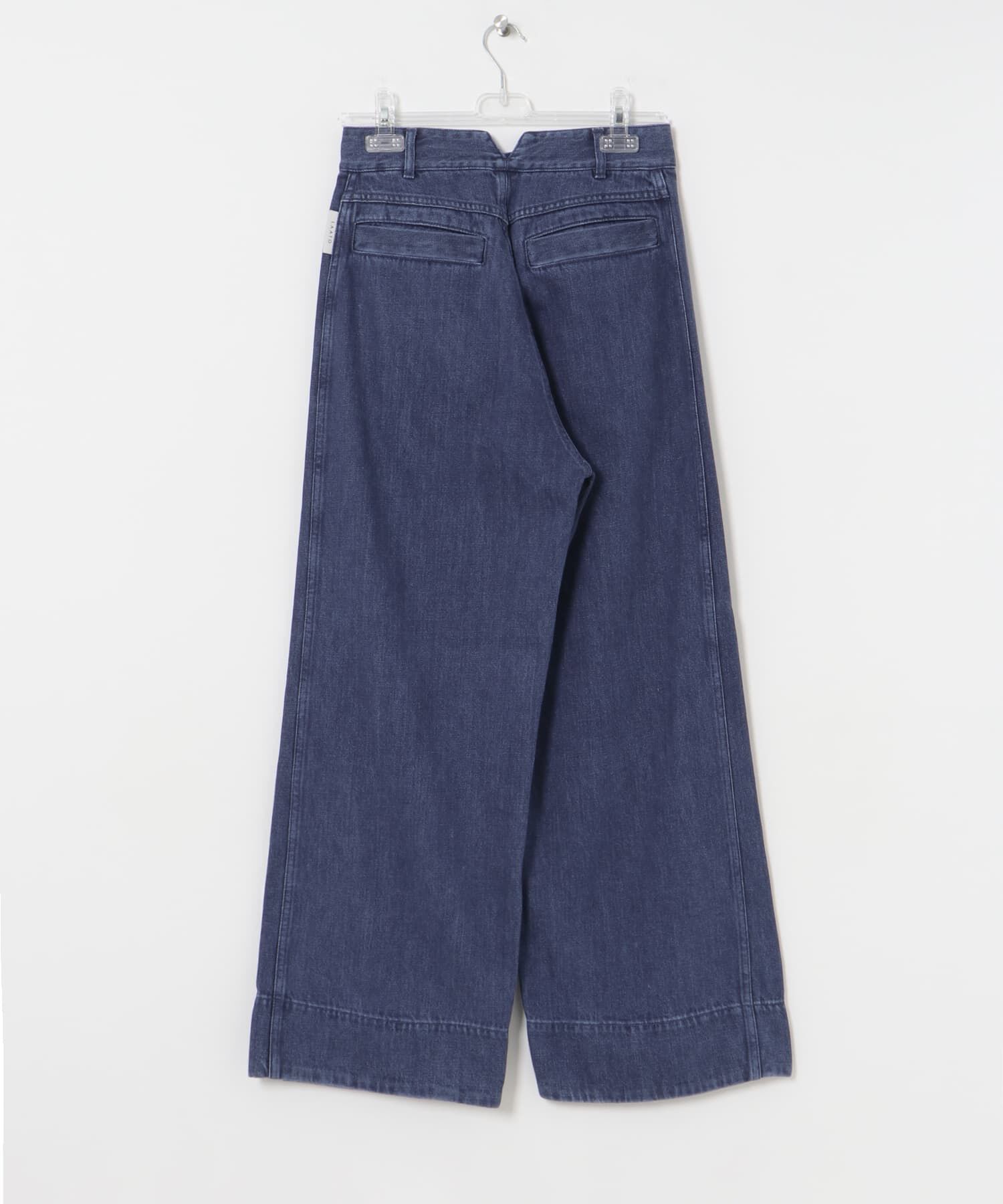LAATO「denim wide pants」|デニム|