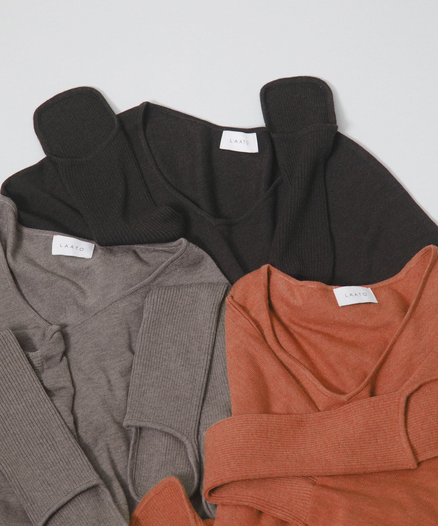 LAATO「square knit pullover」|ニット・セーター|