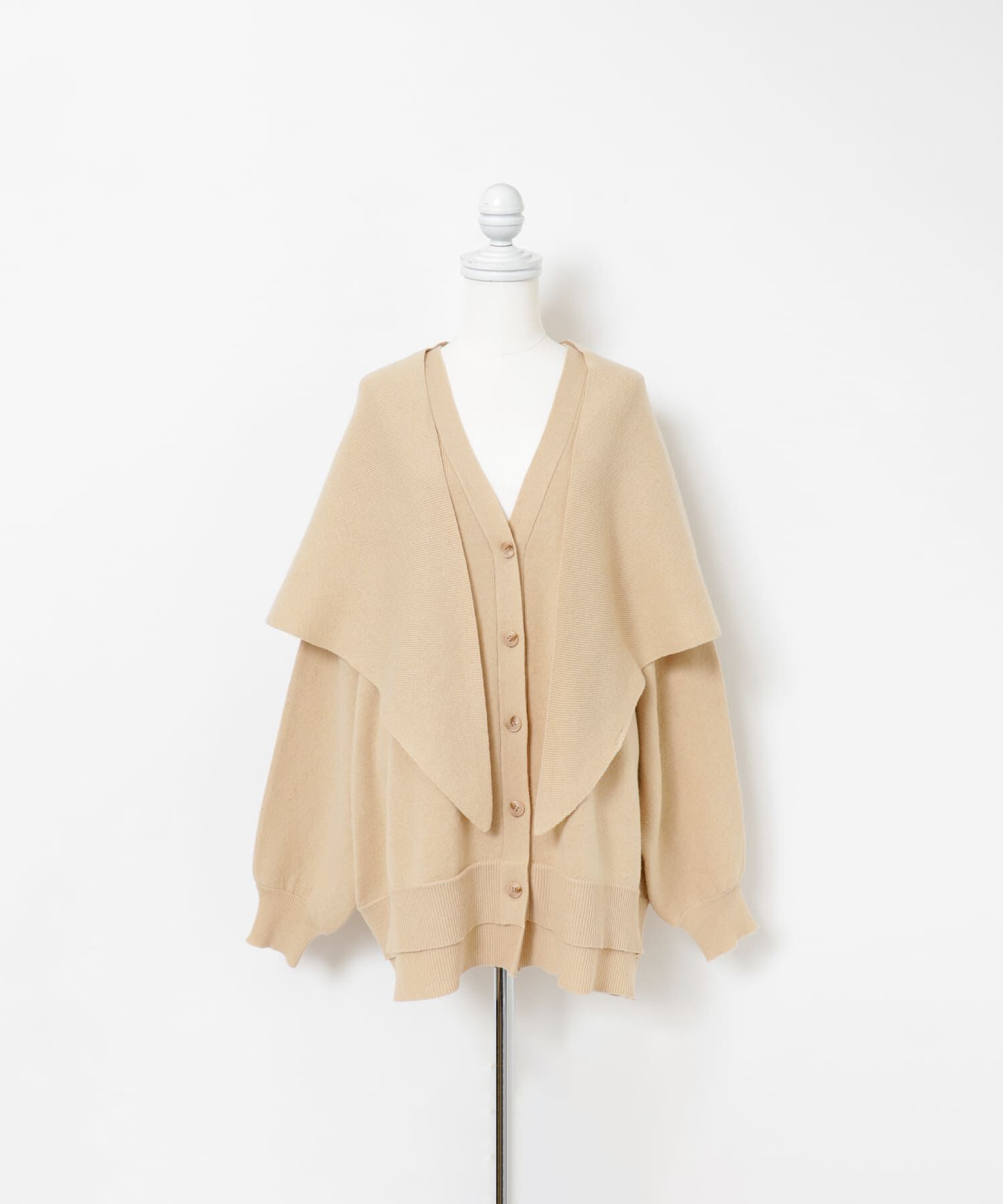 LAATO「stall knit cardigan」|ニット・セーター|マスタード