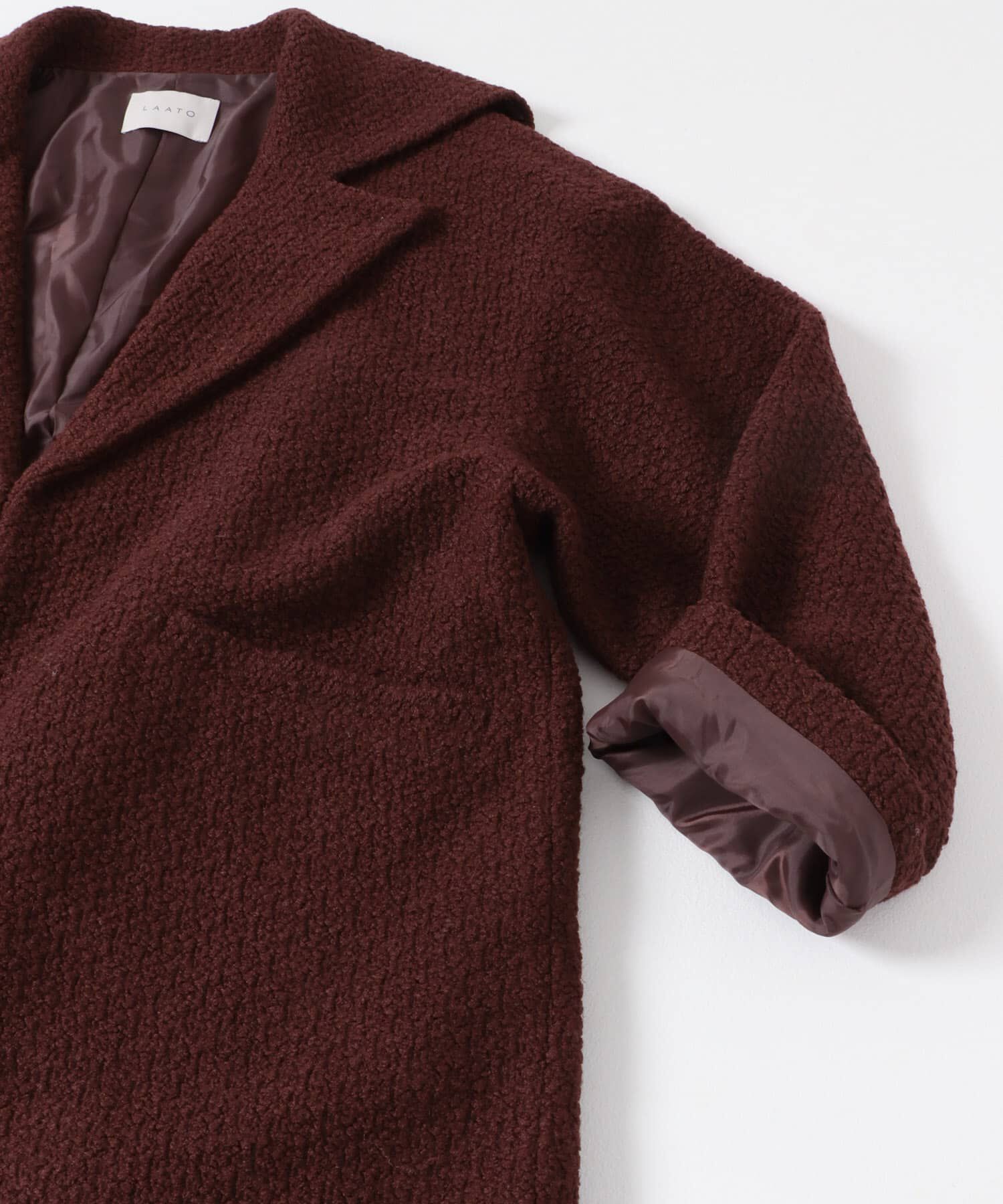 LAATO「sailor collar coat」|ノーカラーコート|