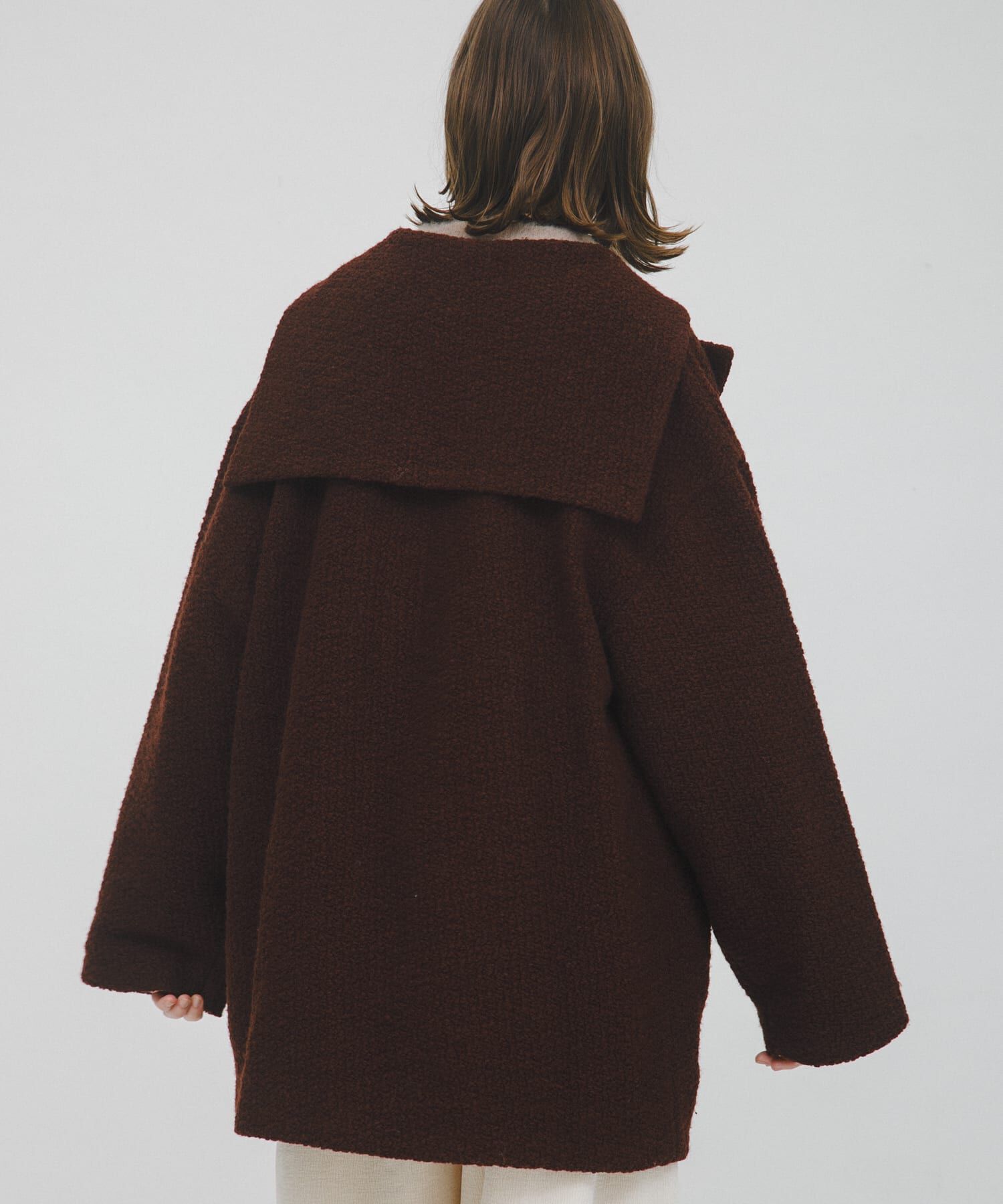 LAATO「sailor collar coat」|ノーカラーコート|