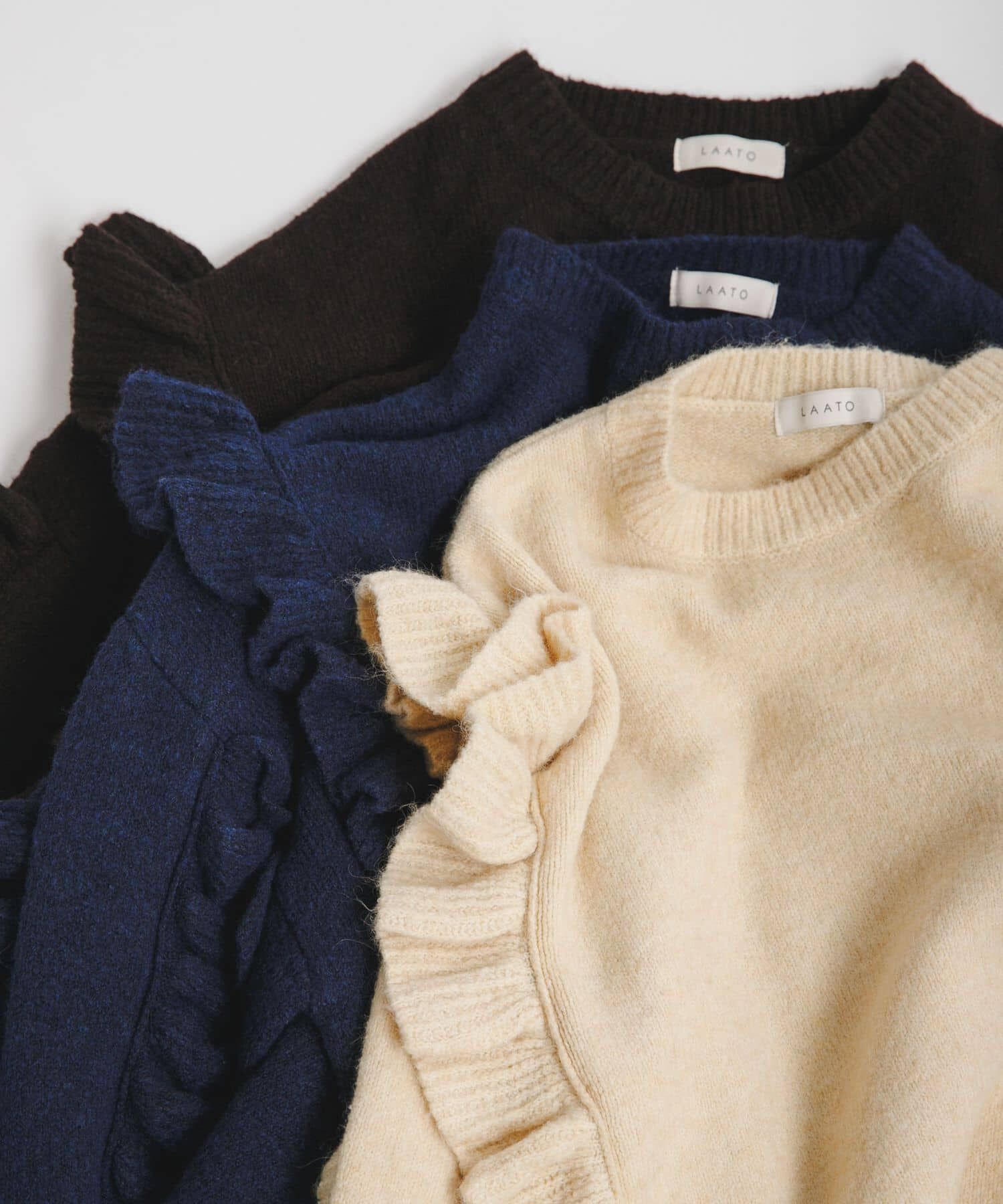 LAATO「frill frill knit」|ニット・セーター|