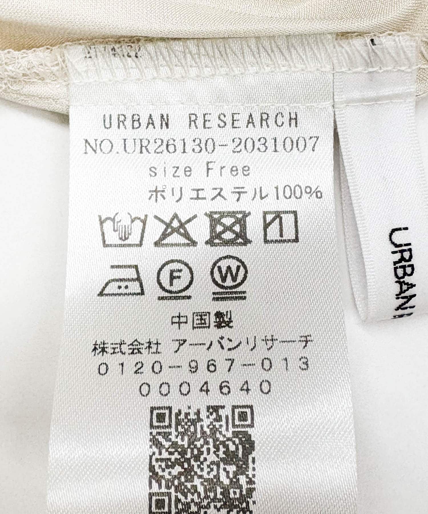 URBAN RESEARCH「ヴィンテージサテンブラウス」|シャツ・ブラウス|