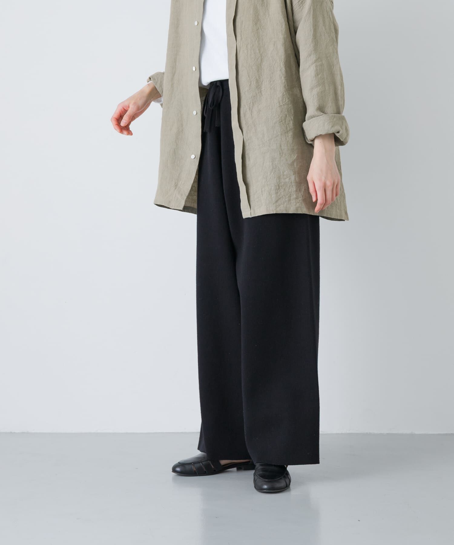 かぐれ「コットンカシミヤニットパンツ」|その他|