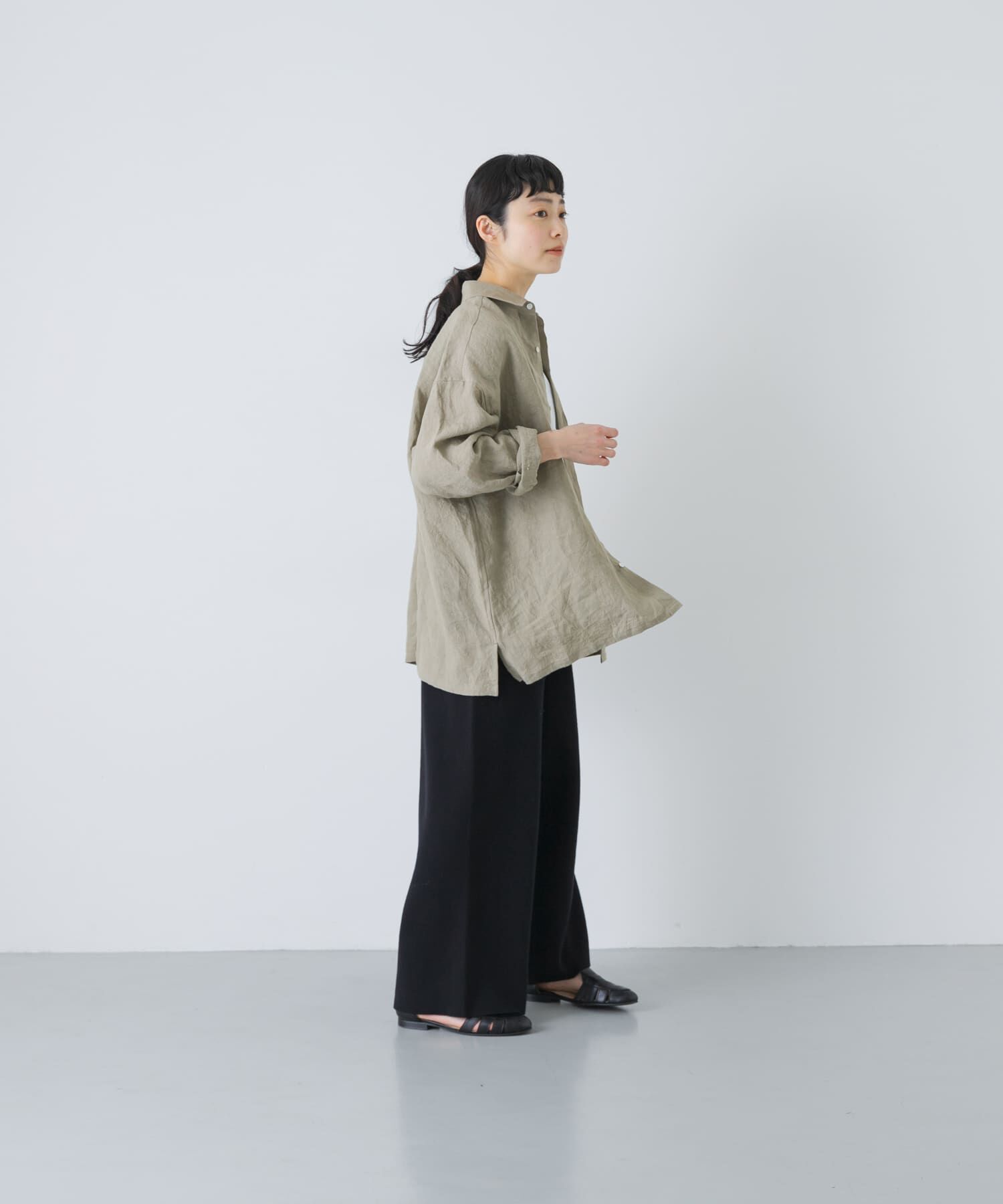 かぐれ「コットンカシミヤニットパンツ」|その他|