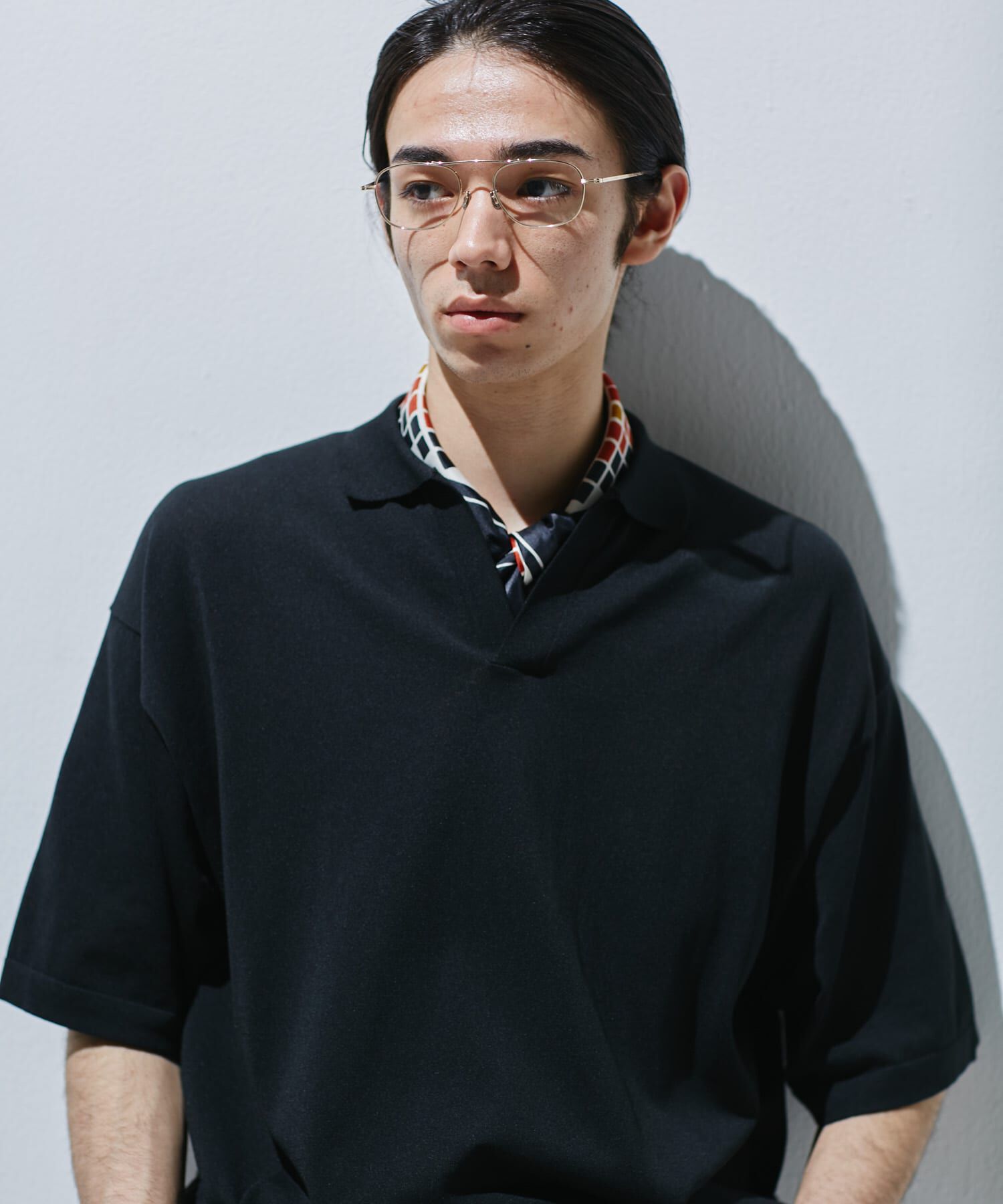 URBAN RESEARCH DOORS「『仁村紗和さん着用』『UR TECH』サマシェア スキッパーニット」|ニット・セーター|