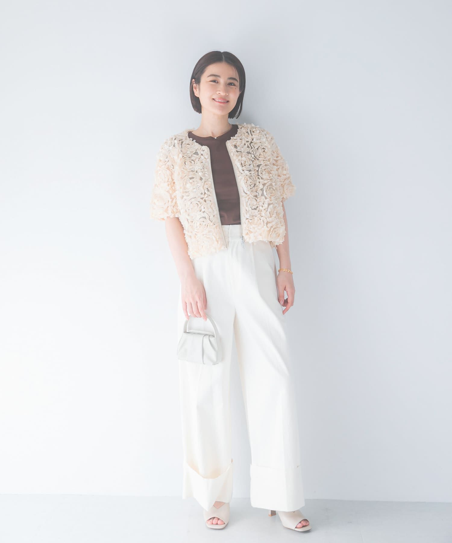 URBAN RESEARCH ROSSO「Torrazzo Donna　FLOWER BOUQUET BLOUSON」|ブルゾン・スタジャン|