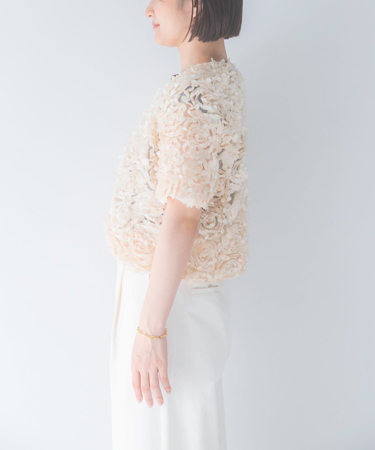 URBAN RESEARCH ROSSO「Torrazzo Donna　FLOWER BOUQUET BLOUSON」|ブルゾン・スタジャン|
