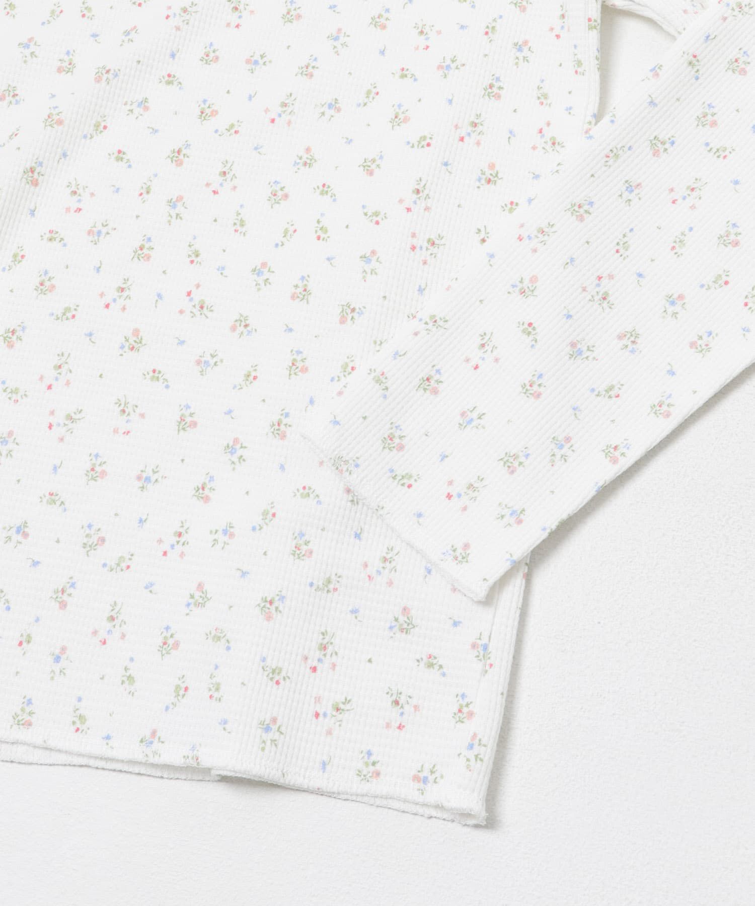 URBAN RESEARCH DOORS「『スタッフ企画』小花柄サーマルロングTシャツ」|Tシャツ・カットソー|