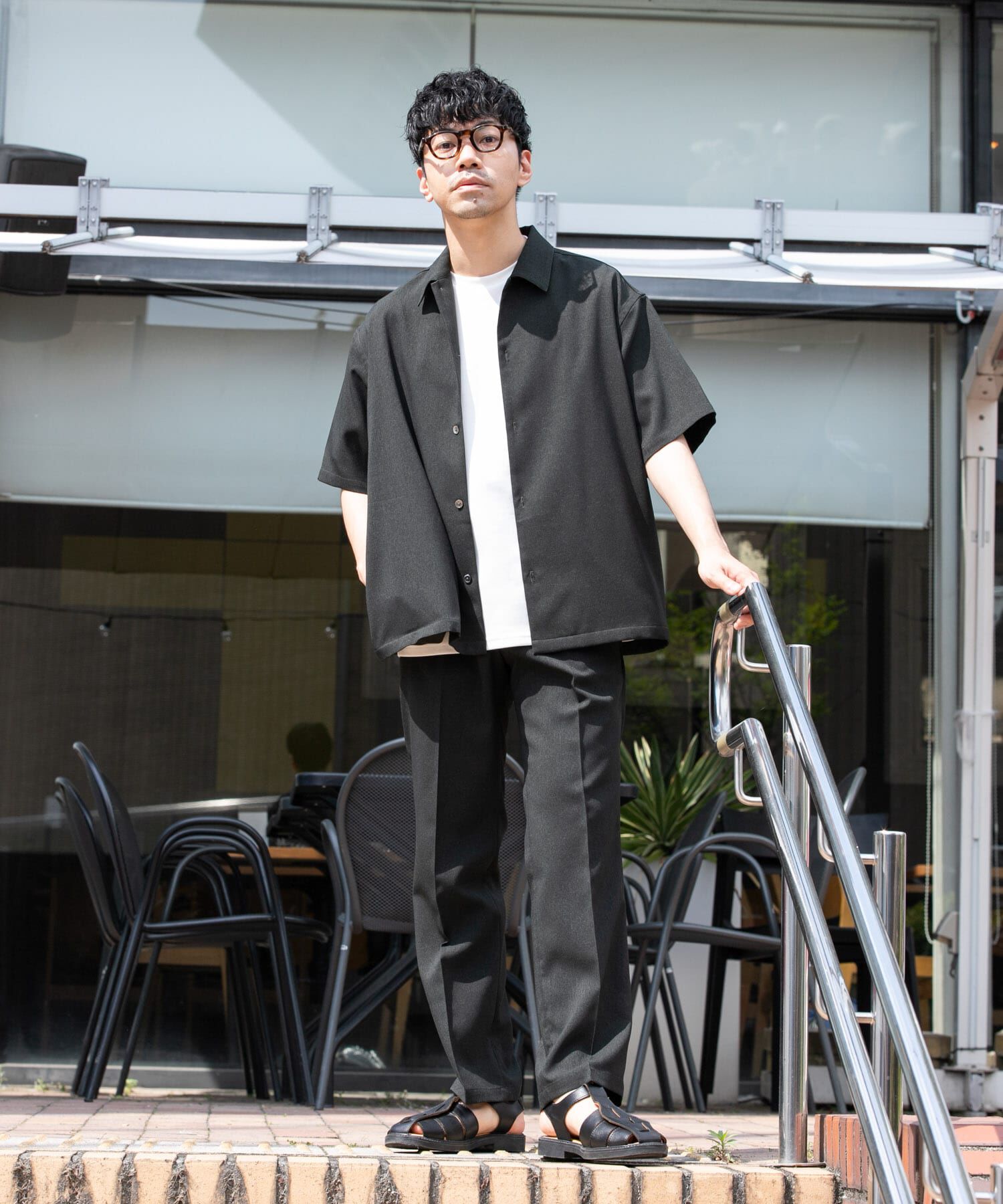 URBAN RESEARCH ROSSO「『セットアップ対応』『防シワ』サマーウール調ストレートスラックス」|その他|
