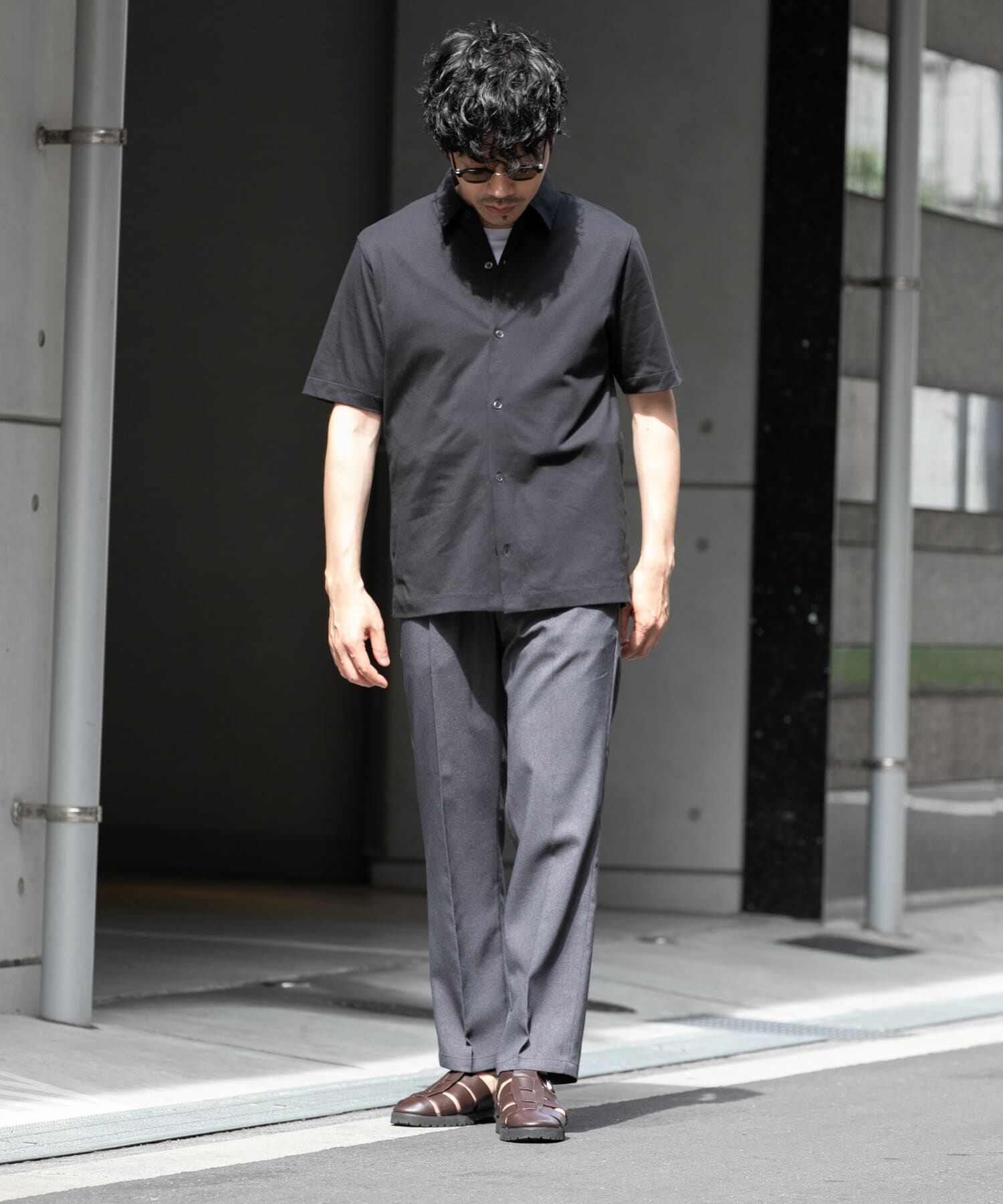 URBAN RESEARCH ROSSO「『セットアップ対応』『防シワ』サマーウール調ストレートスラックス」|その他|