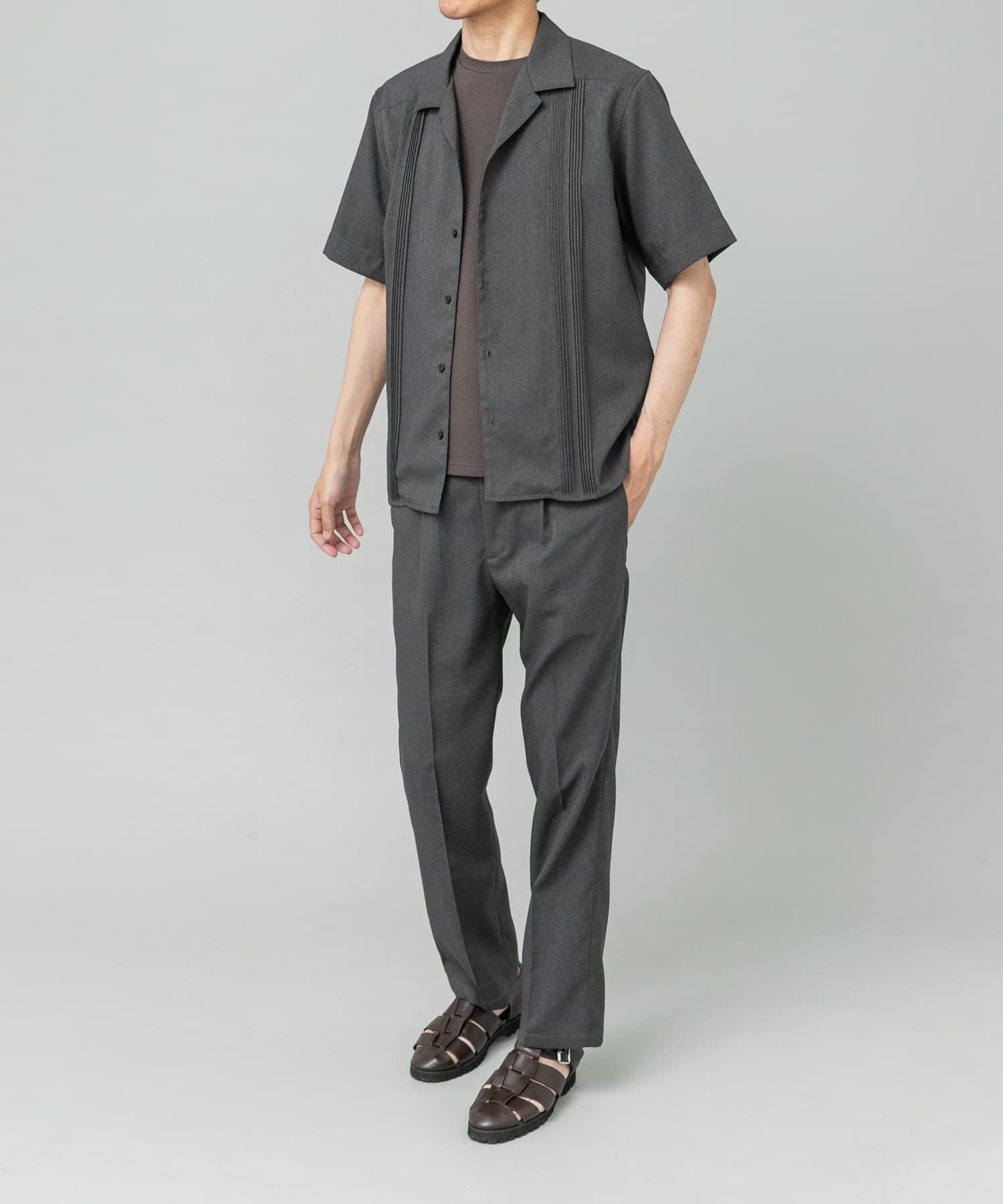 URBAN RESEARCH ROSSO「『セットアップ対応』『防シワ』サマーウール調ストレートスラックス」|その他|