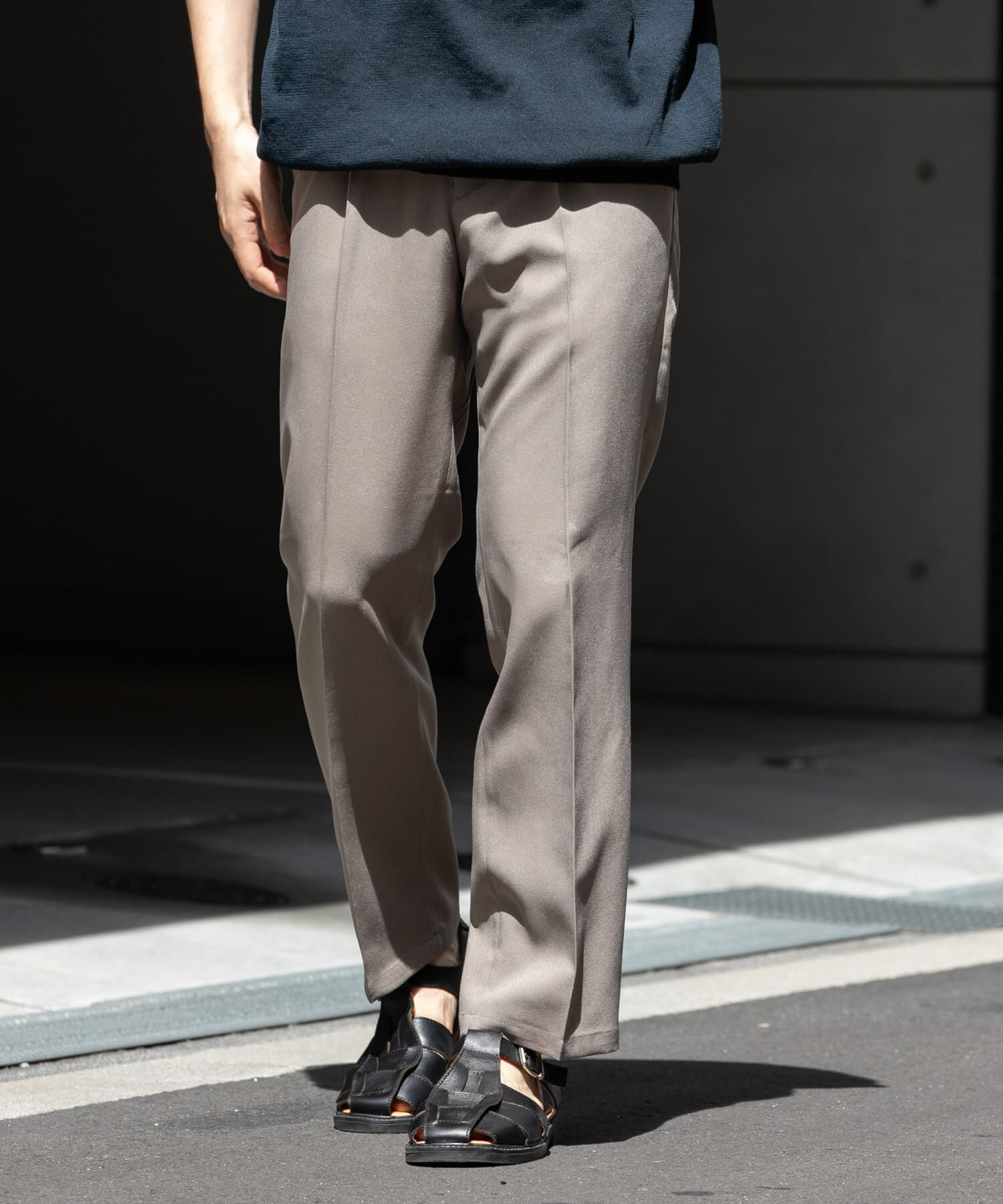 URBAN RESEARCH ROSSO「『セットアップ対応』『防シワ』サマーウール調ストレートスラックス」|その他|
