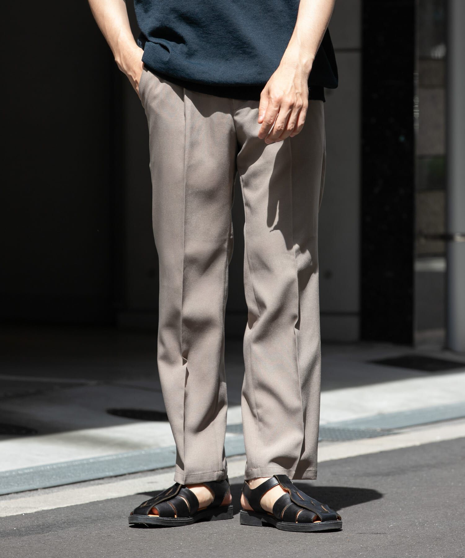 URBAN RESEARCH ROSSO「『セットアップ対応』『防シワ』サマーウール調ストレートスラックス」|その他|