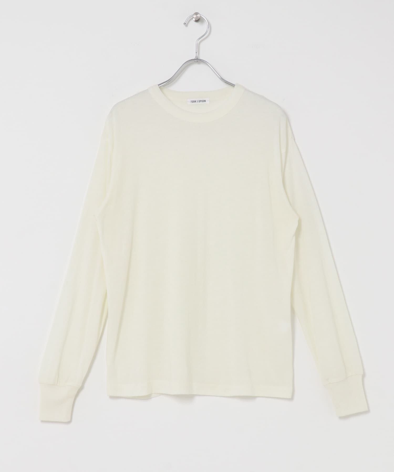 URBAN RESEARCH DOORS「FORK&SPOON　ウール混クルーネックカットソー」|Tシャツ・カットソー|