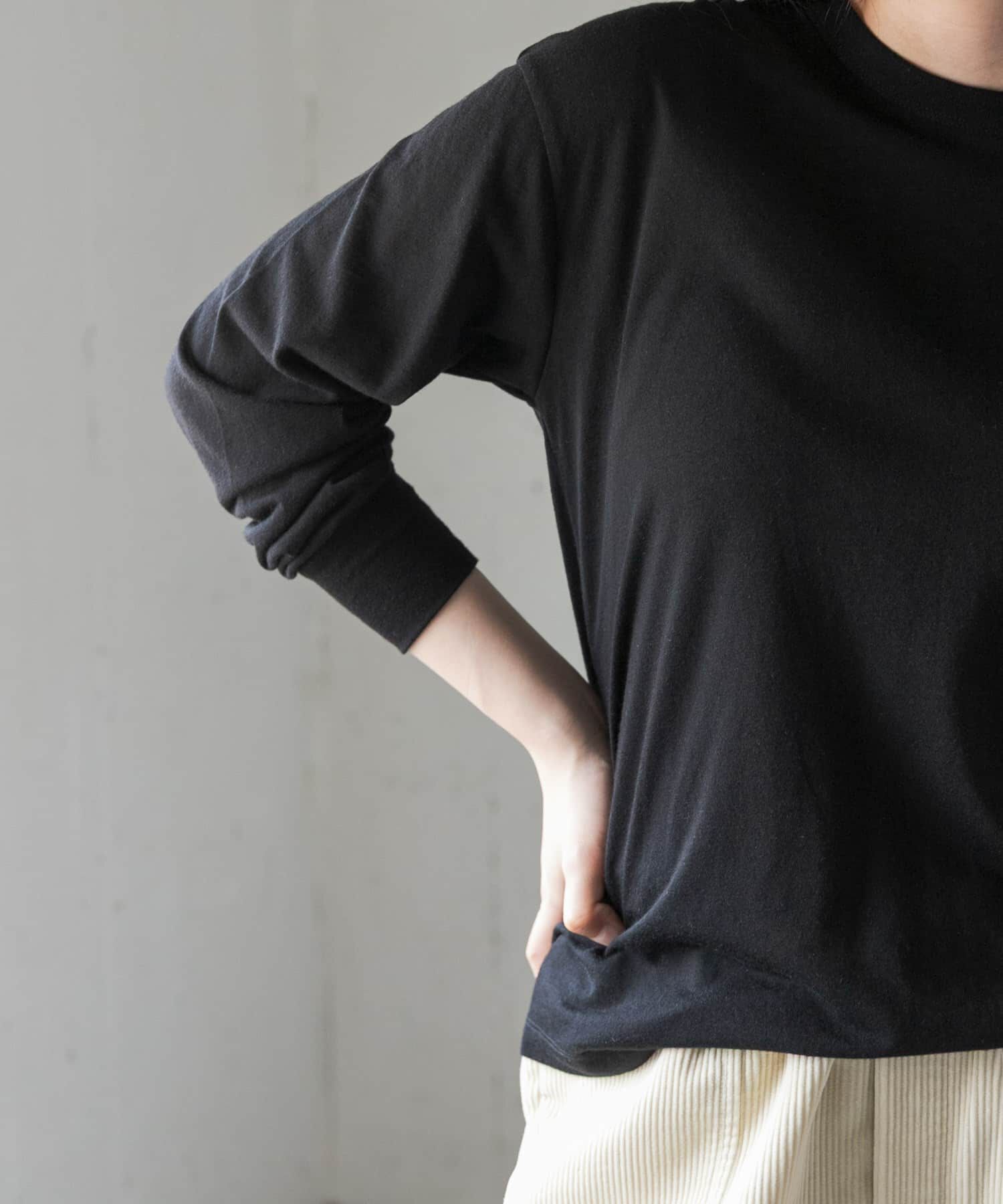 URBAN RESEARCH DOORS「FORK&SPOON　ウール混クルーネックカットソー」|Tシャツ・カットソー|