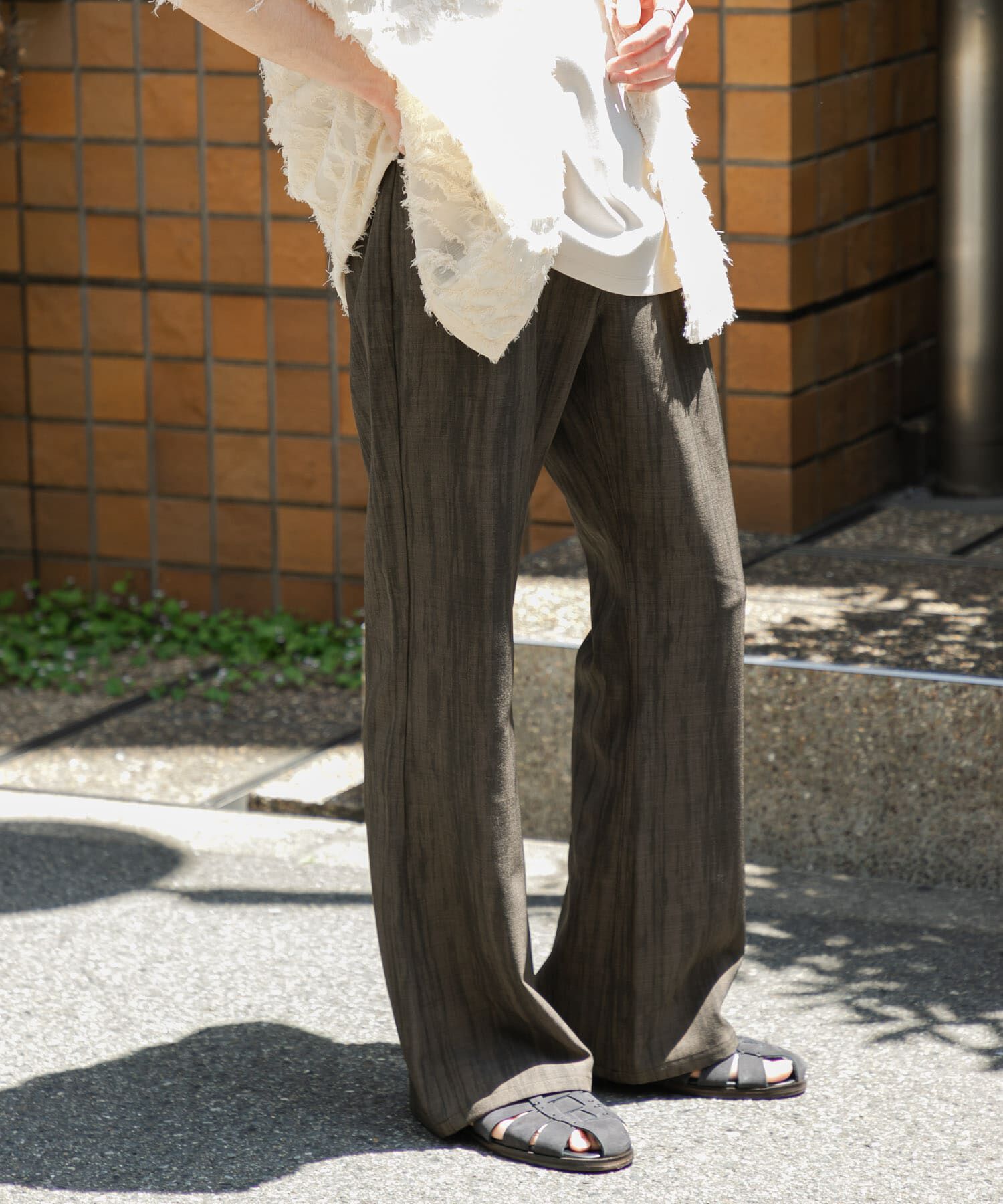 SENSE OF PLACE by URBAN RESEARCH「シャドースラブフレアパンツ」|その他|