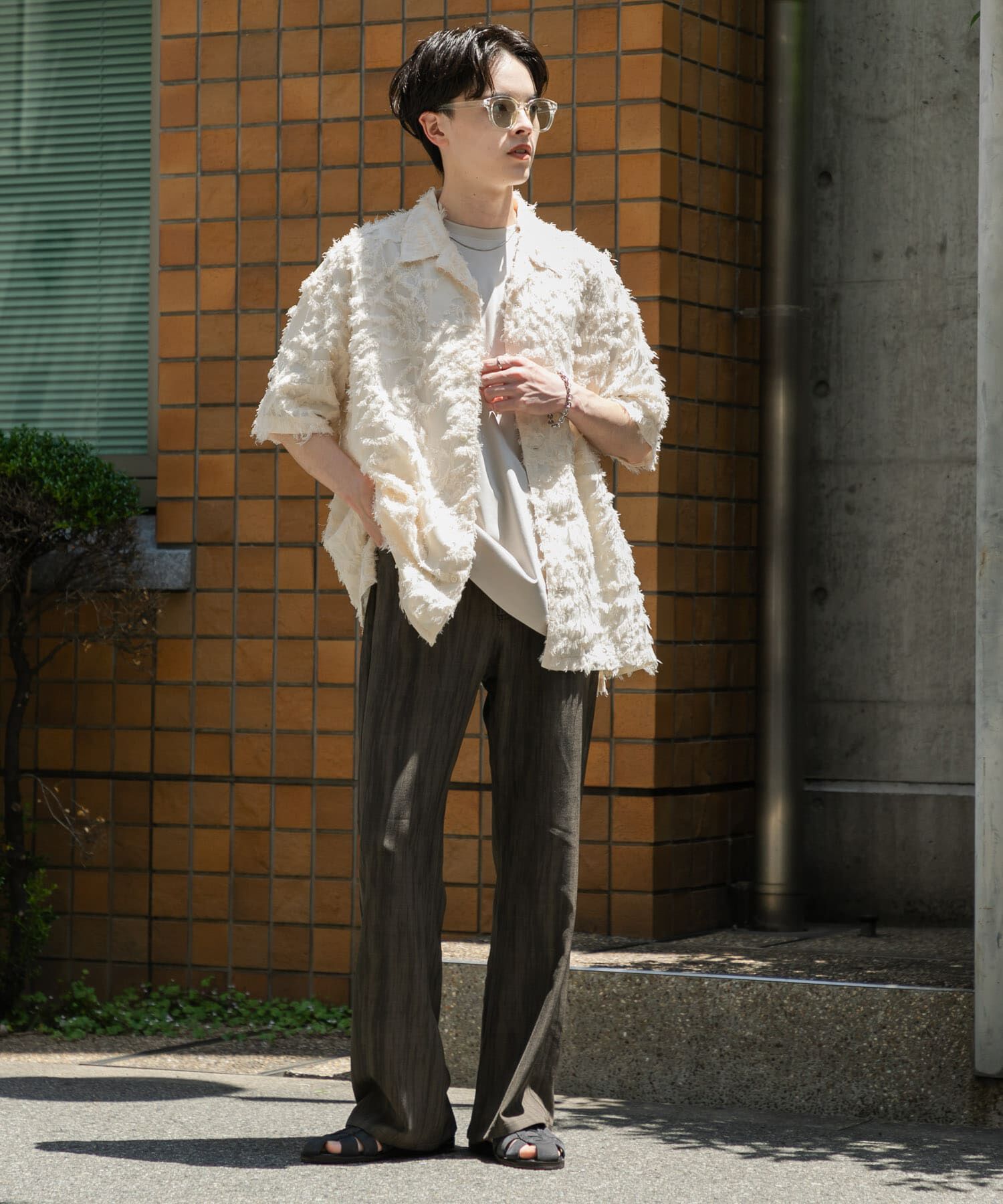 SENSE OF PLACE by URBAN RESEARCH「シャドースラブフレアパンツ」|その他|