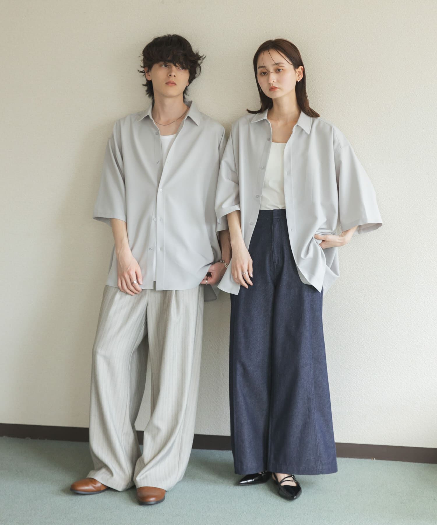 SENSE OF PLACE by URBAN RESEARCH「『ユニセックス』エクストラルーズショートスリーブシャツ」|シャツ・ブラウス|