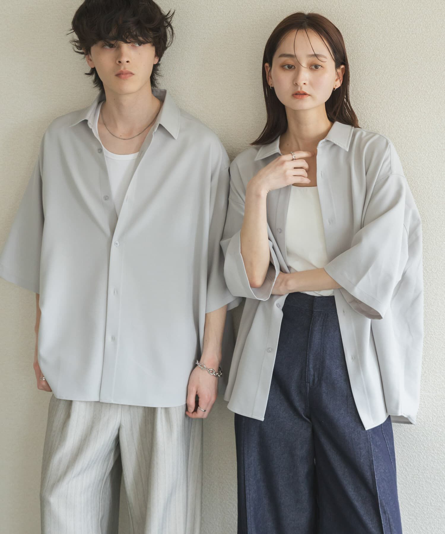 SENSE OF PLACE by URBAN RESEARCH「『ユニセックス』エクストラルーズショートスリーブシャツ」|シャツ・ブラウス|