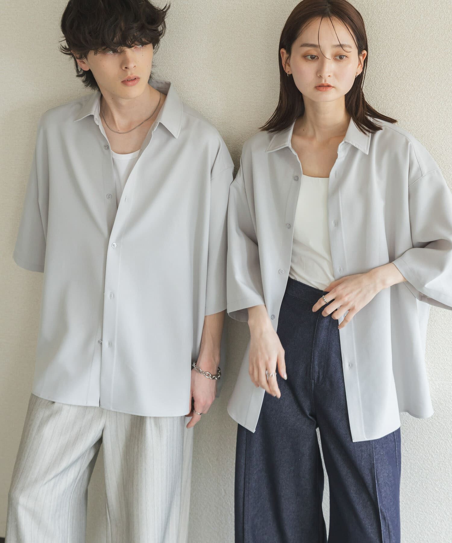 SENSE OF PLACE by URBAN RESEARCH「『ユニセックス』エクストラルーズショートスリーブシャツ」|シャツ・ブラウス|