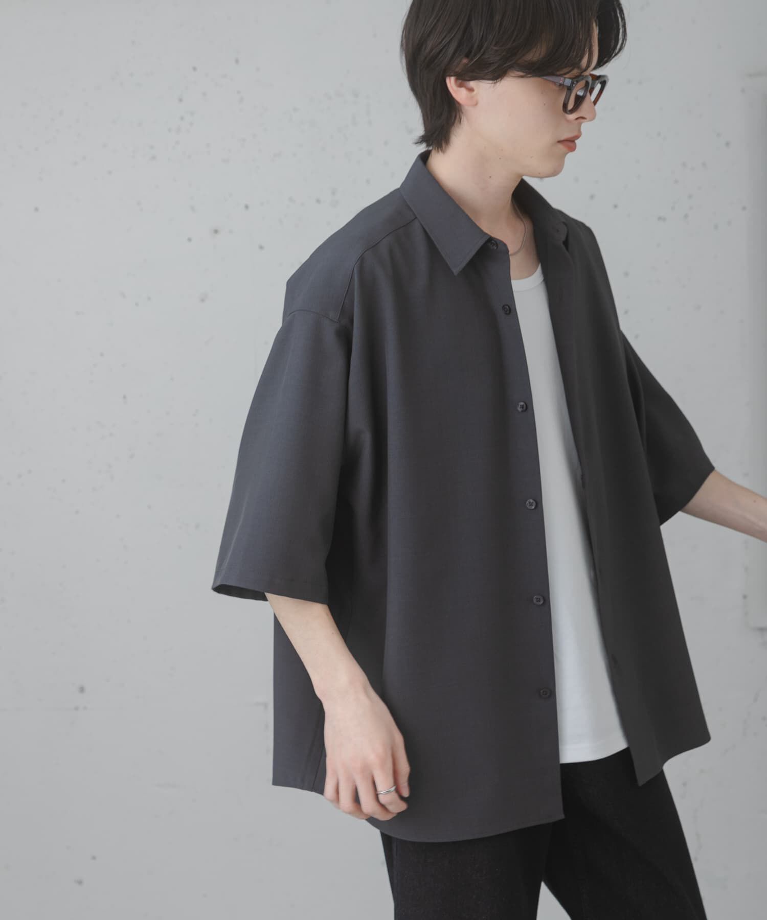 SENSE OF PLACE by URBAN RESEARCH「『ユニセックス』エクストラルーズショートスリーブシャツ」|シャツ・ブラウス|