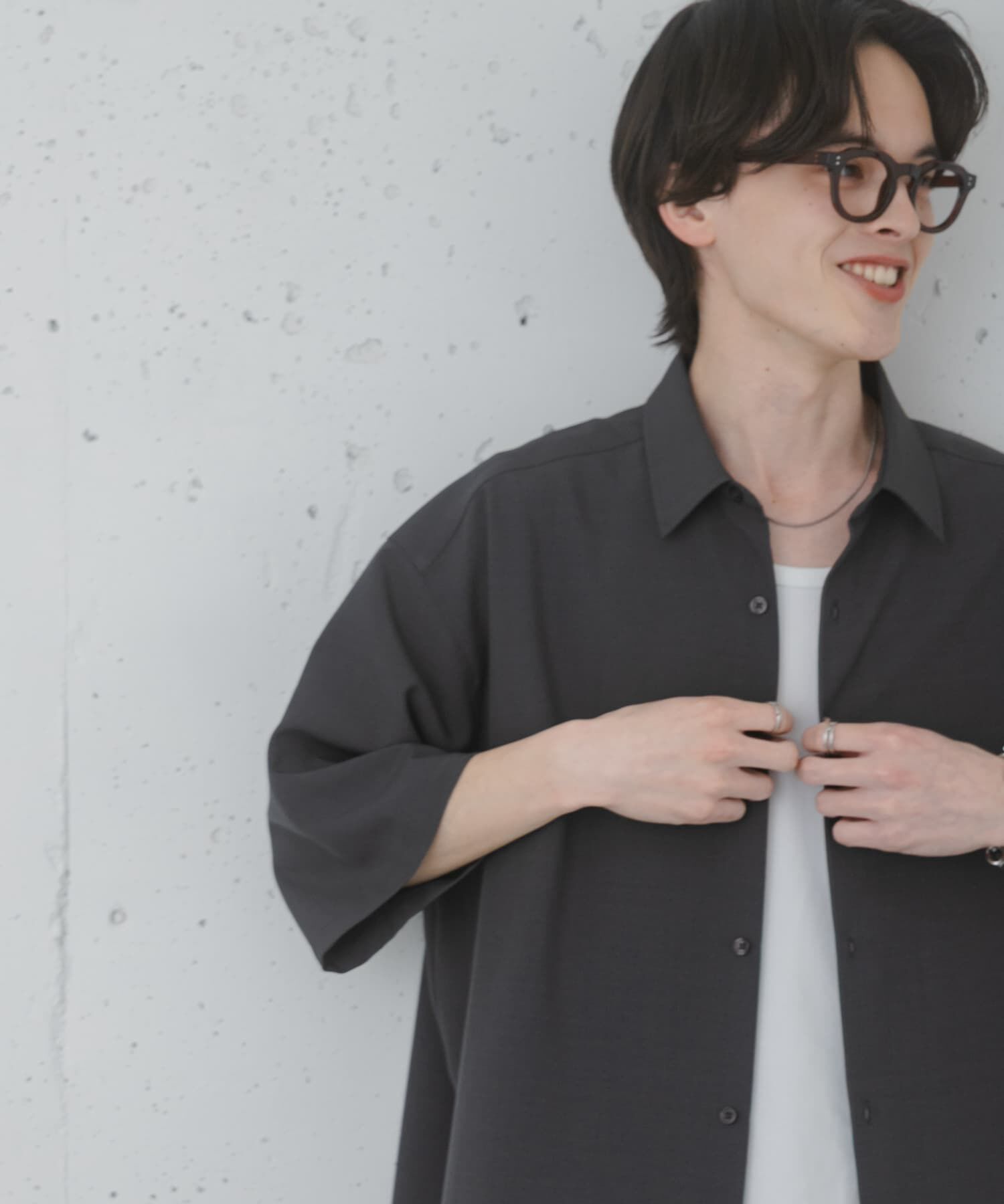 SENSE OF PLACE by URBAN RESEARCH「『ユニセックス』エクストラルーズショートスリーブシャツ」|シャツ・ブラウス|