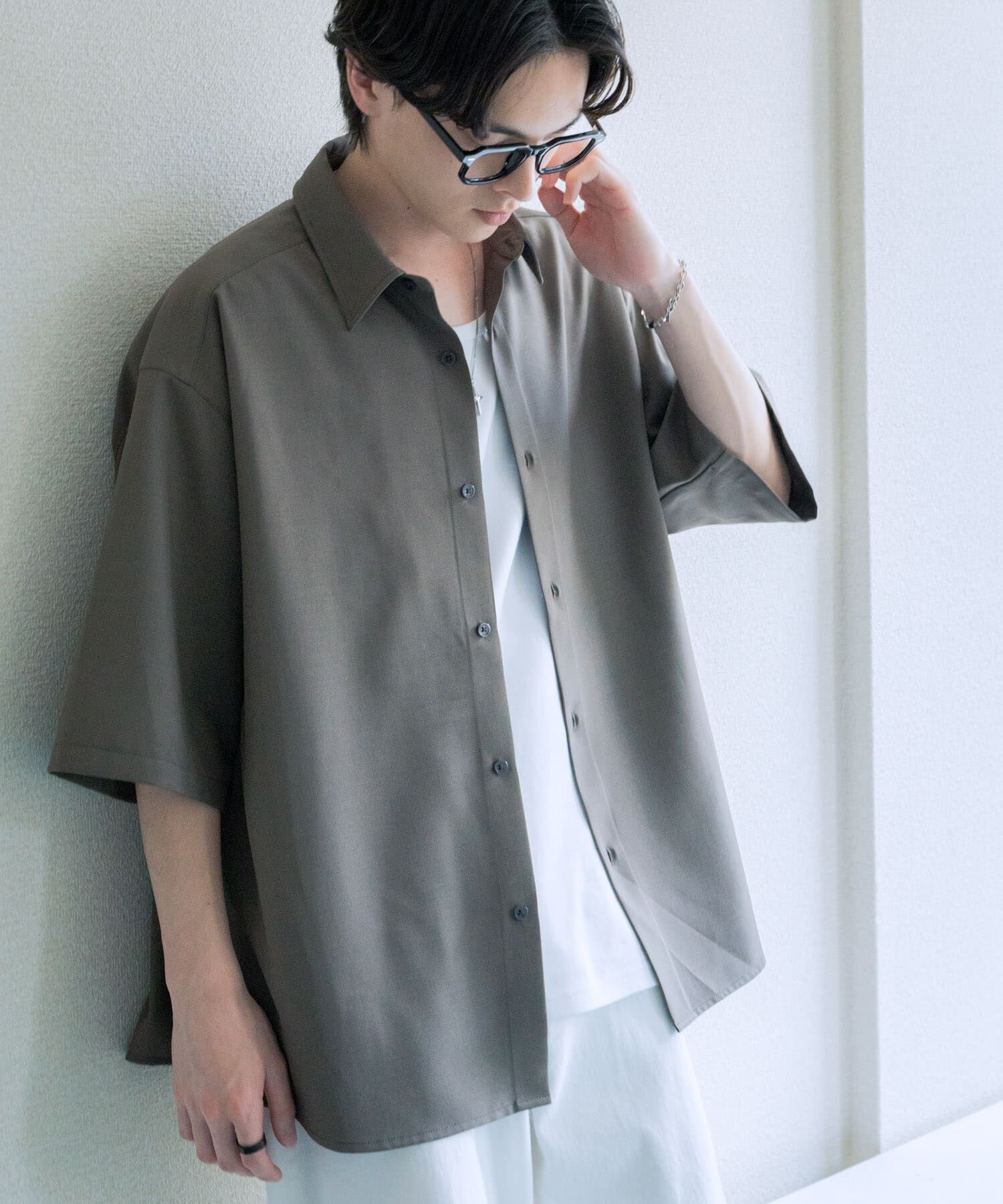 SENSE OF PLACE by URBAN RESEARCH「『ユニセックス』エクストラルーズショートスリーブシャツ」|シャツ・ブラウス|