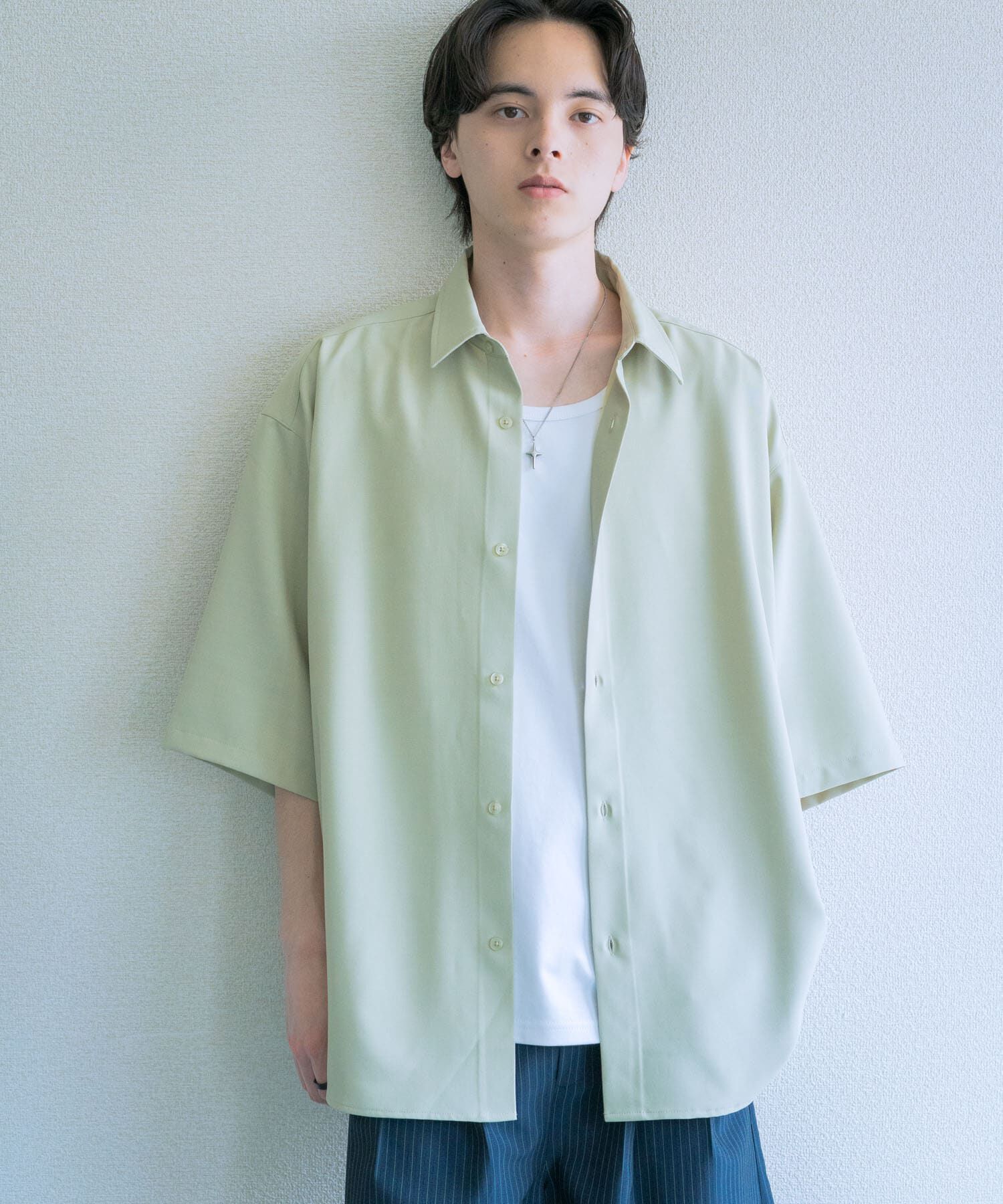 SENSE OF PLACE by URBAN RESEARCH「『ユニセックス』エクストラルーズショートスリーブシャツ」|シャツ・ブラウス|
