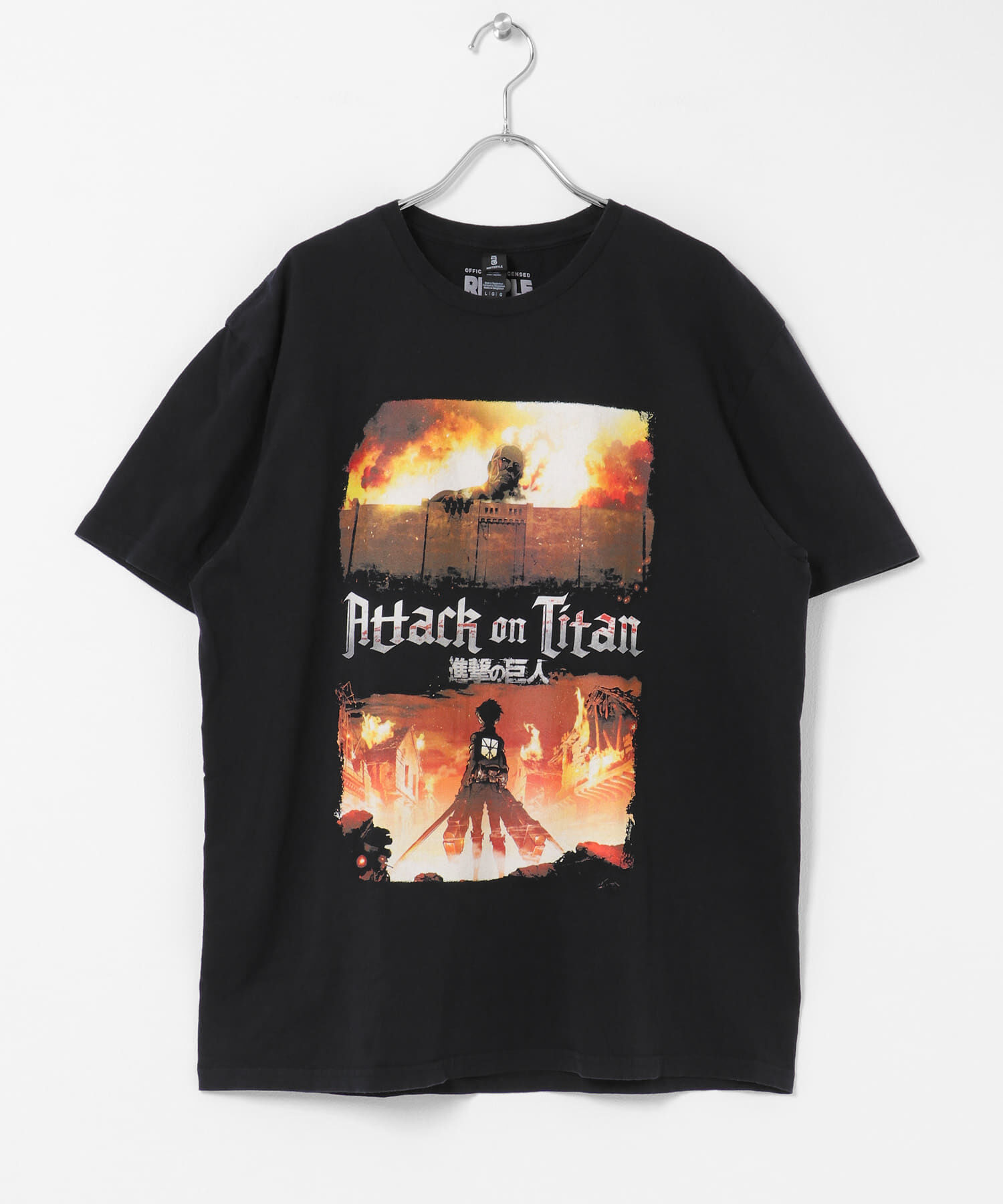SENSE OF PLACE by URBAN RESEARCH「THRIFTY LOOK　ATTACK ON TITAN 2 フェードTシャツ」|Tシャツ・カットソー|