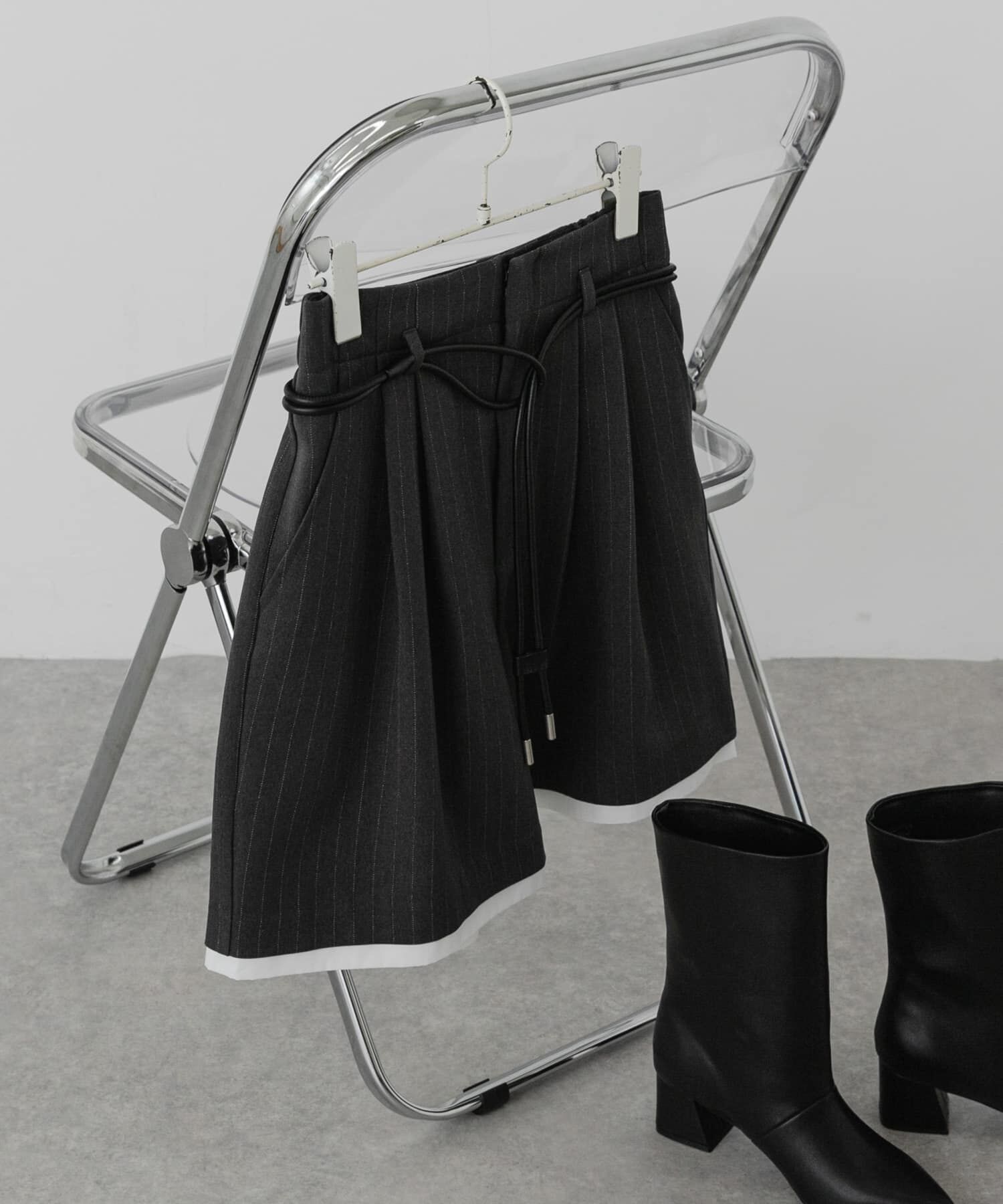 SENSE OF PLACE by URBAN RESEARCH「『イージーケア』レイヤードヘムショートパンツ」|その他|