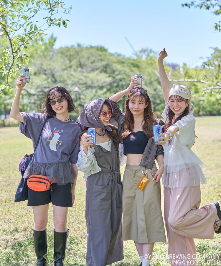 earth music&ecology「emae&times;銀河高原ビール　フリルTee」|Tシャツ・カットソー|