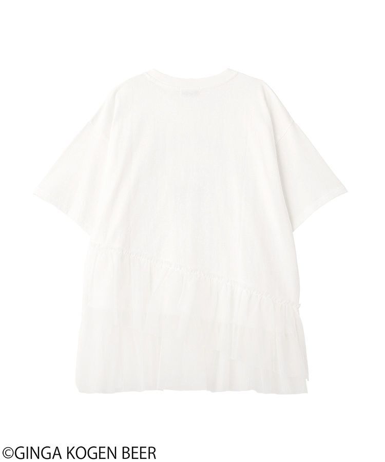 earth music&ecology「emae&times;銀河高原ビール　フリルTee」|Tシャツ・カットソー|