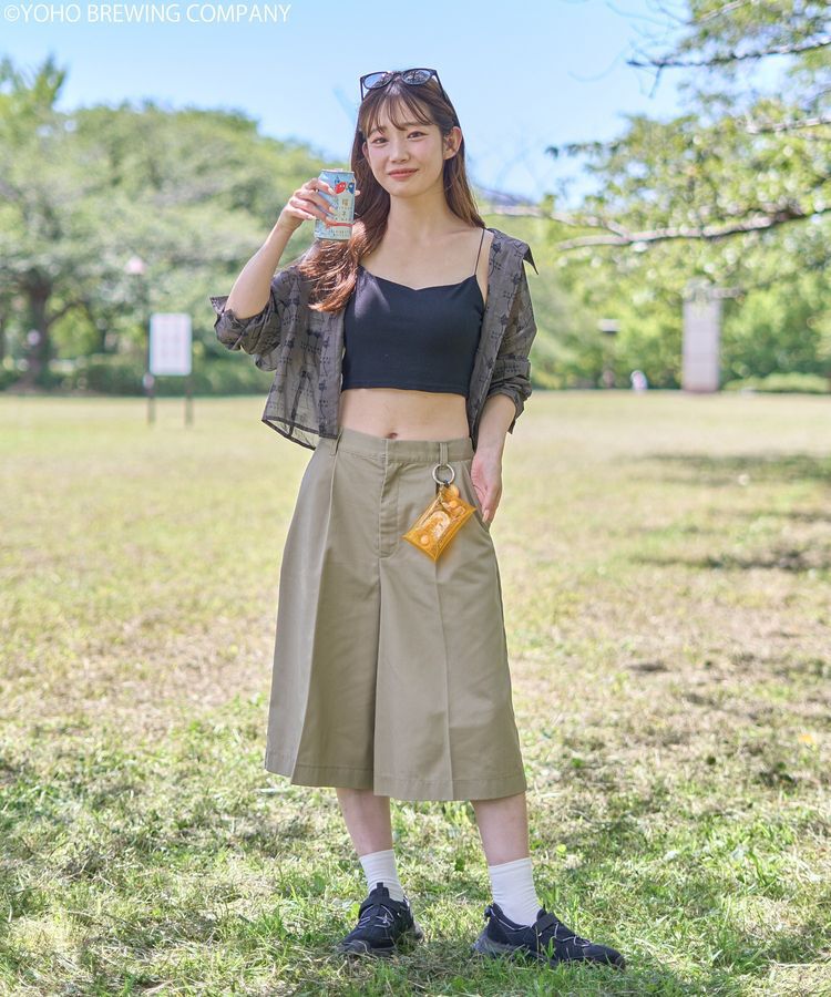 earth music&ecology「emae&times;水曜日のネコ　シアーシャツ」|シャツ・ブラウス|