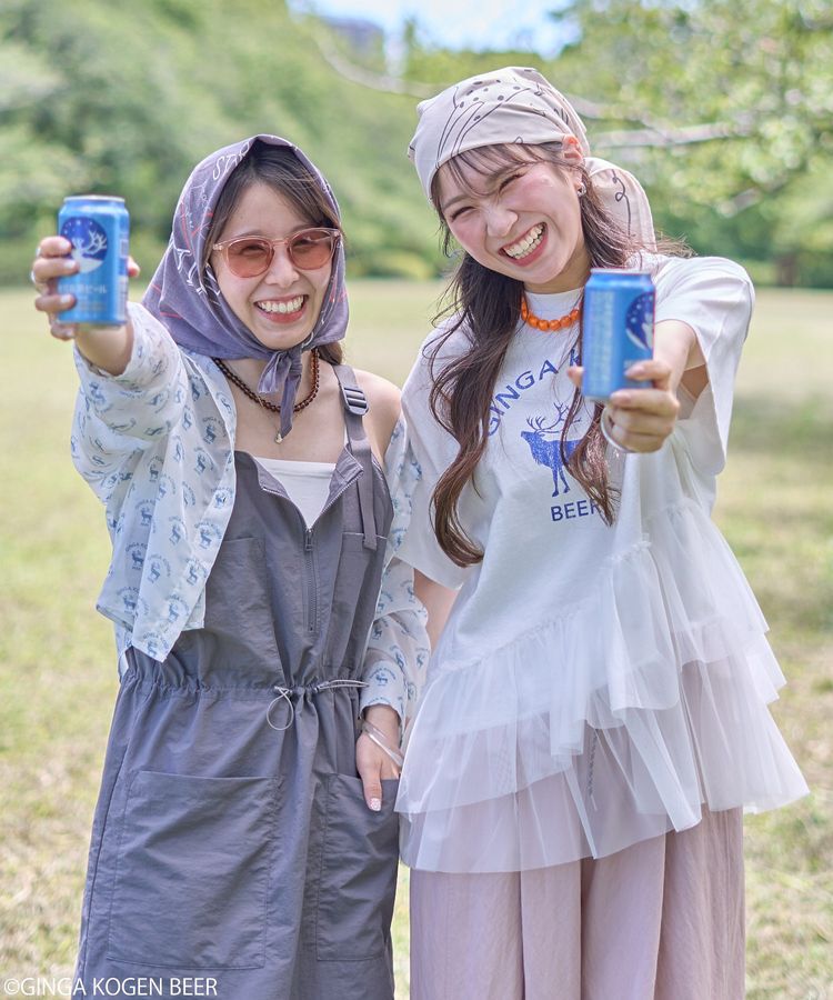 earth music&ecology「emae&times;銀河高原ビール　シアーシャツ」|シャツ・ブラウス|