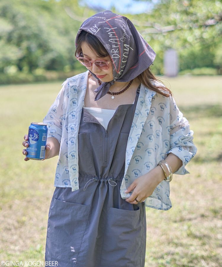 earth music&ecology「emae&times;銀河高原ビール　シアーシャツ」|シャツ・ブラウス|