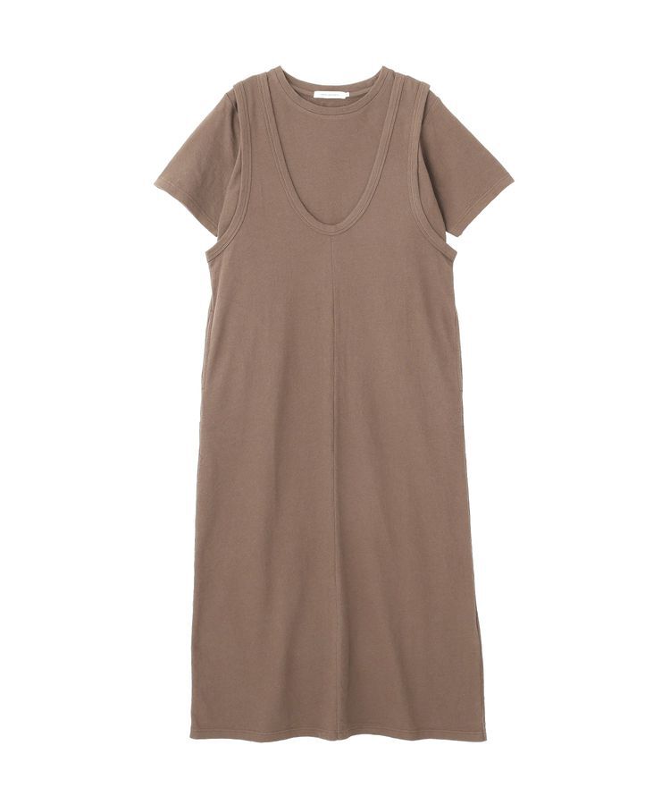 AMERICAN HOLIC「【2点セット】Tシャツ＋Uネックワンピース」|ワンピース|