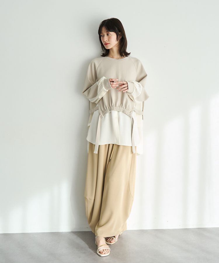 Editt by YECCA VECCA「コクーンドレープワイドパンツ」|その他|