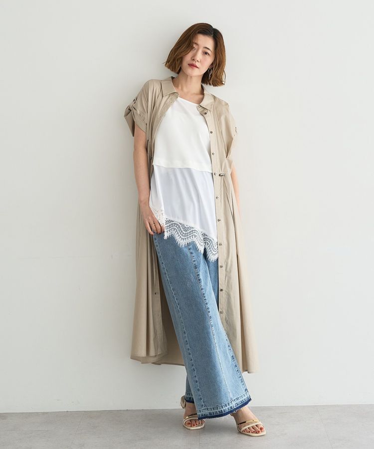 YECCA VECCA「2wayアシメデザインノースリーブブラウス」|シャツ・ブラウス|