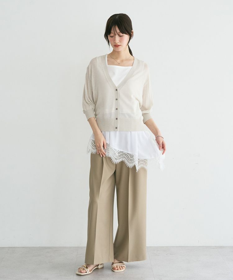 YECCA VECCA「2wayアシメデザインノースリーブブラウス」|シャツ・ブラウス|
