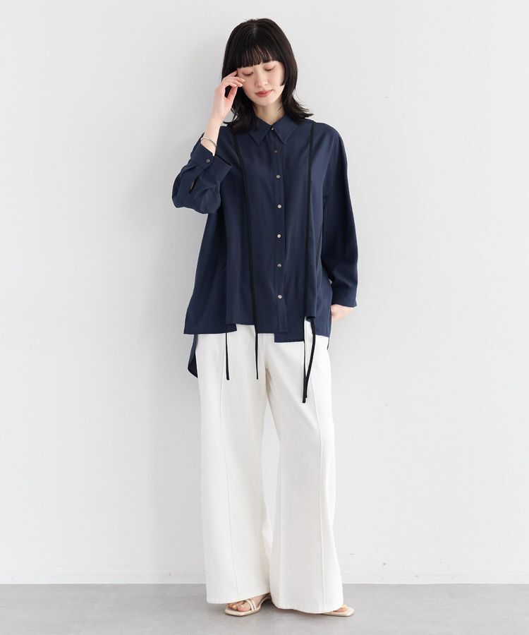 YECCA VECCA「綿麻バギーツイルパンツ」|その他|