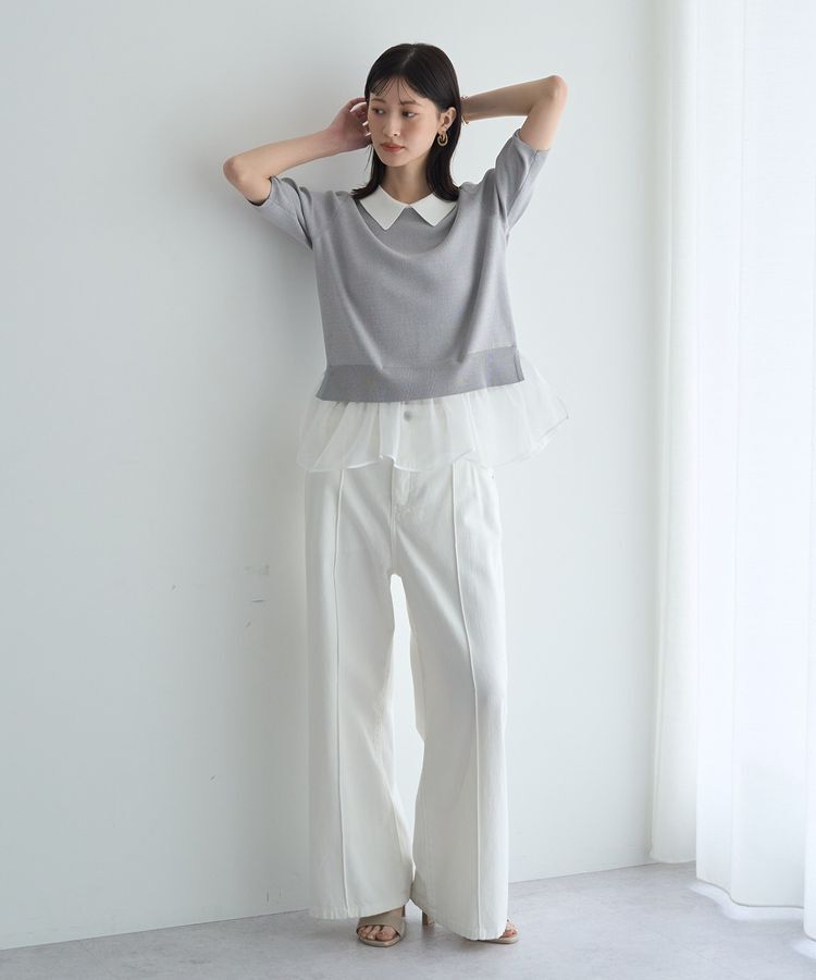 YECCA VECCA「綿麻バギーツイルパンツ」|その他|