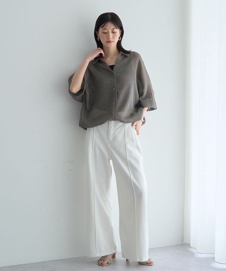 YECCA VECCA「綿麻バギーツイルパンツ」|その他|