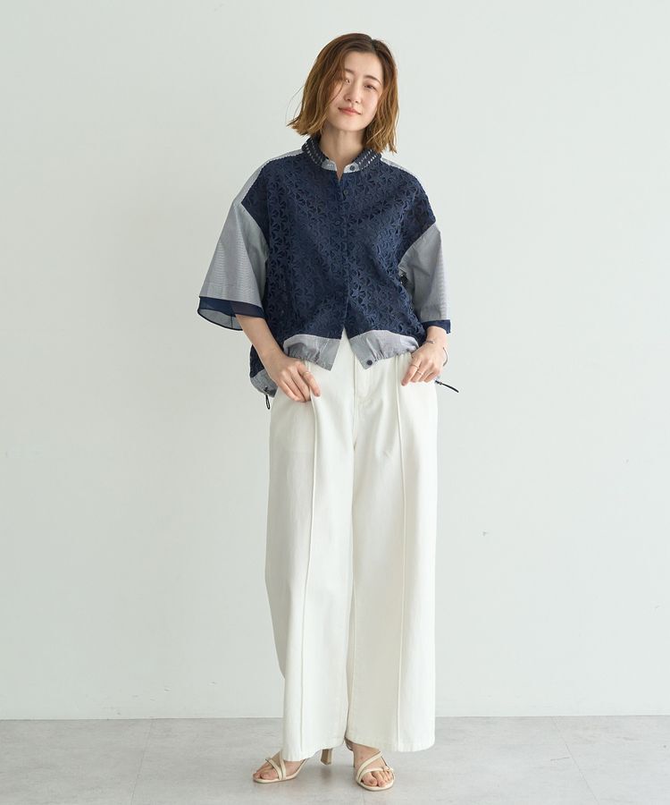 YECCA VECCA「綿麻バギーツイルパンツ」|その他|