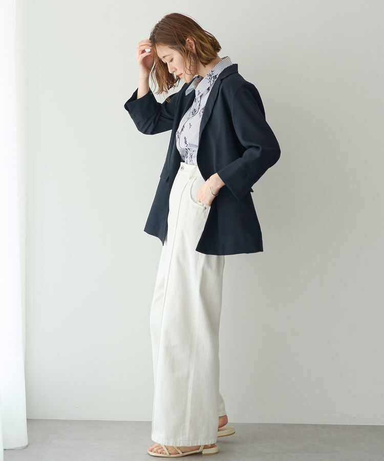 YECCA VECCA「綿麻バギーツイルパンツ」|その他|